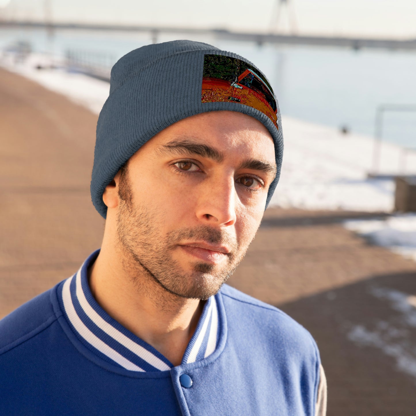 Knit Beanie ... How-To-Drive-Idaho's-Mountain_Roads ... "Like A Professional" ... "Truckin' Like The Doo-Dah-Man" ...