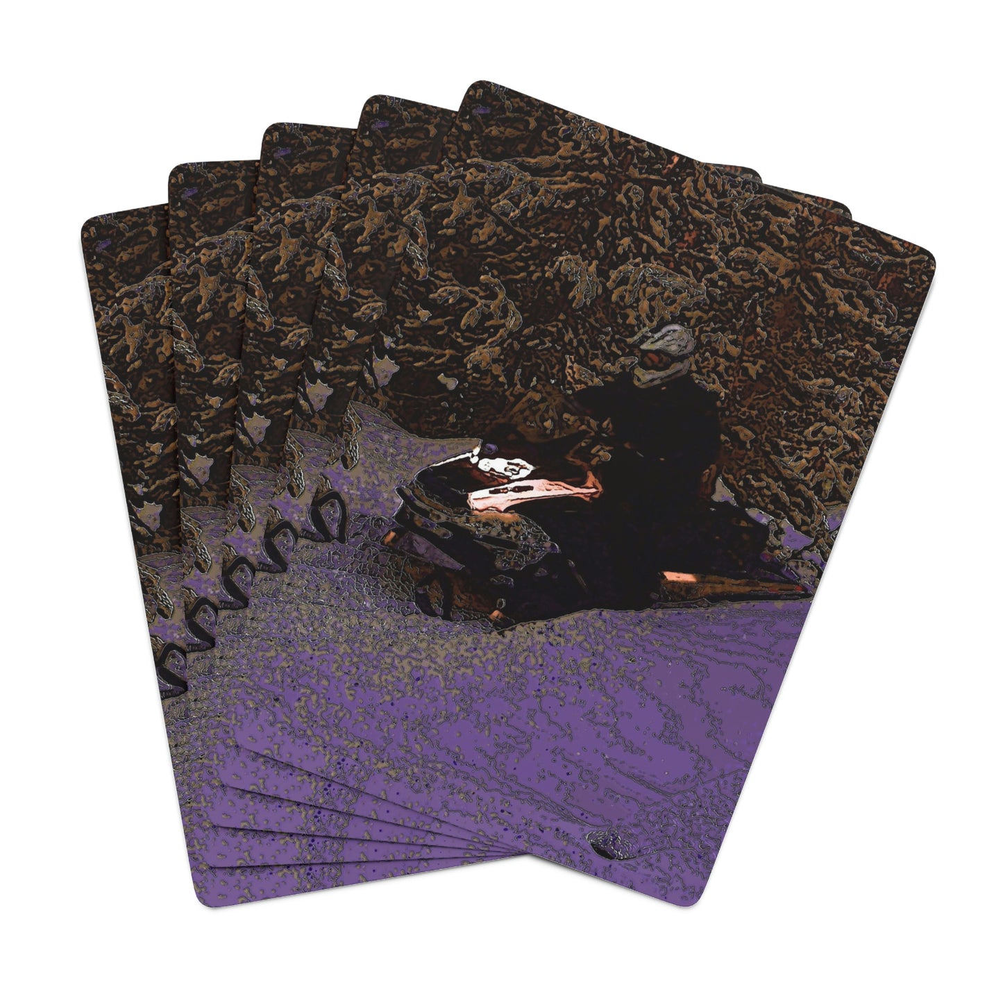 Custom Poker Cards ... Yep ... "Another Day ... Riding Through The Wilderness ... " ... February 2023 ... Original Works ...