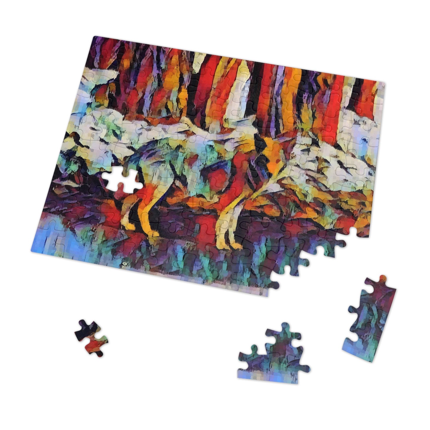 Jigsaw Puzzle (30, 110, 252, 500,1000-Piece) ... Coyote ... "Yosemite Valley: Circa May23 ... KPH Base Photo" ... Original Works ...