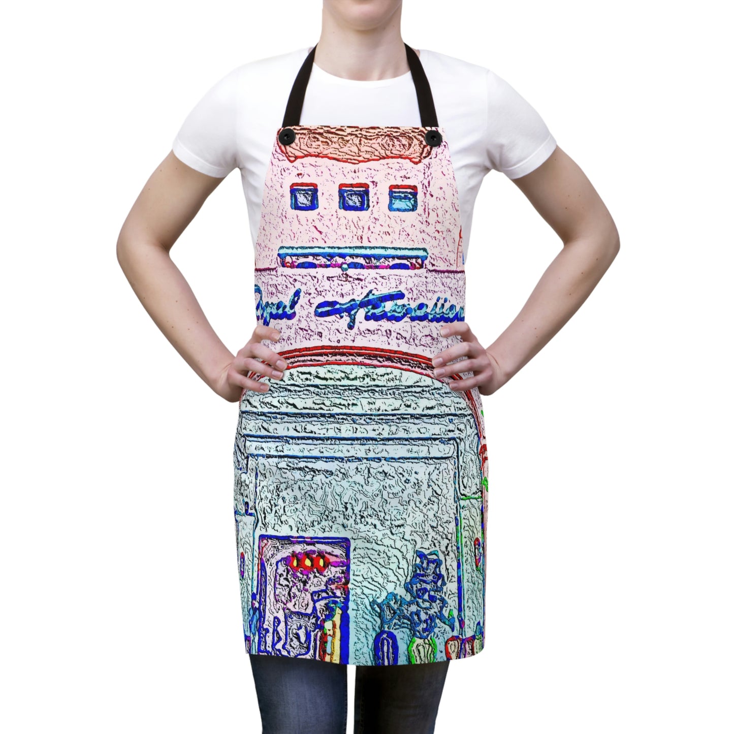 Apron ...  "La Grande Entree" At: 'The Pink Palace' ... The Royal Hawai'ian ... Honolulu, HI ... '27Oct2014' ... Original Works ...