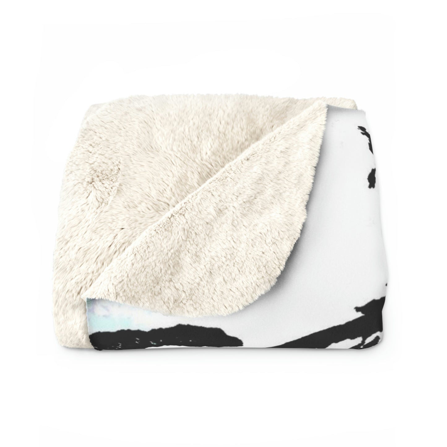 Sherpa Fleece Blanket ... "A Beautiful Beach Amongst The Palms" ... The Outrigger Waikiki, Honolulu, Oahu ... Original Works ...