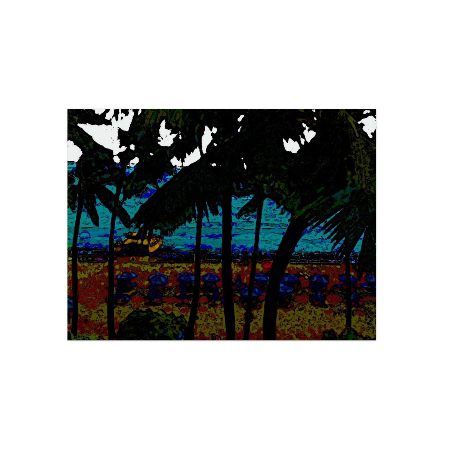 Aluminum Composite Panels ... "Where The Beach Chaise's & Ocean Catermeran Await You" ... Waikiki Beach, Honolulu, Oahu, HI ... Oct2014 ... Original Works ...