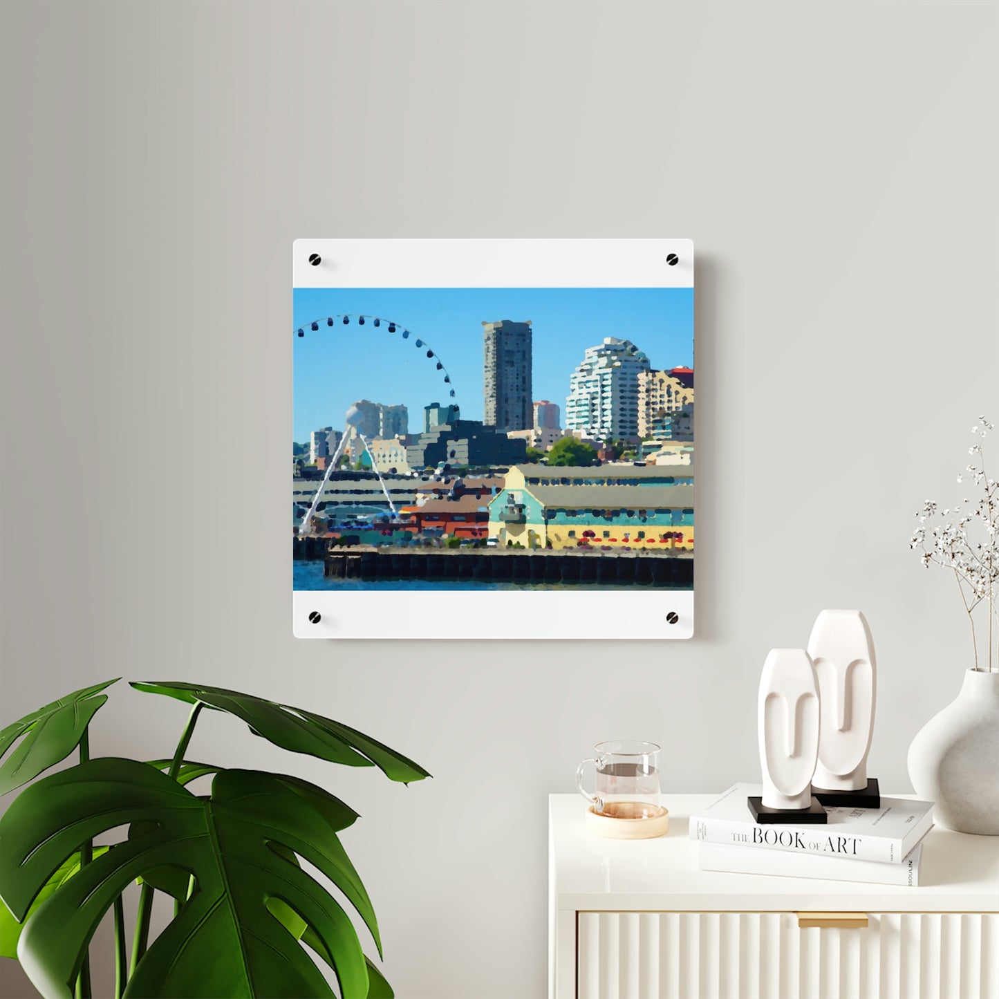 Acrylic Wall Art Panels ... That Classic Wheel ... 'Seattle's Wheel' ... & Old Classic Waterside Vendors ...  'Family Archives' ... Original Works ...