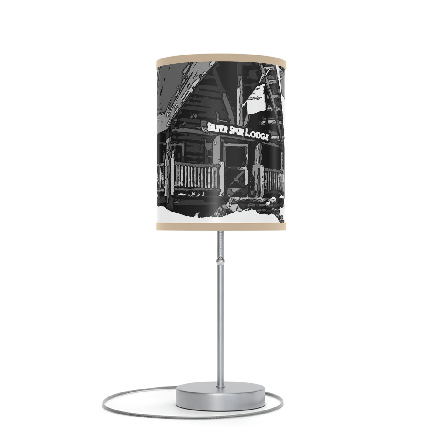 Lamp on a Stand, US|CA plug ... A Beautiful Lodge & Back-Country Outfitter In A Mountain Town ... 'Dixie, Idaho, November 2022' ... Original Works ...