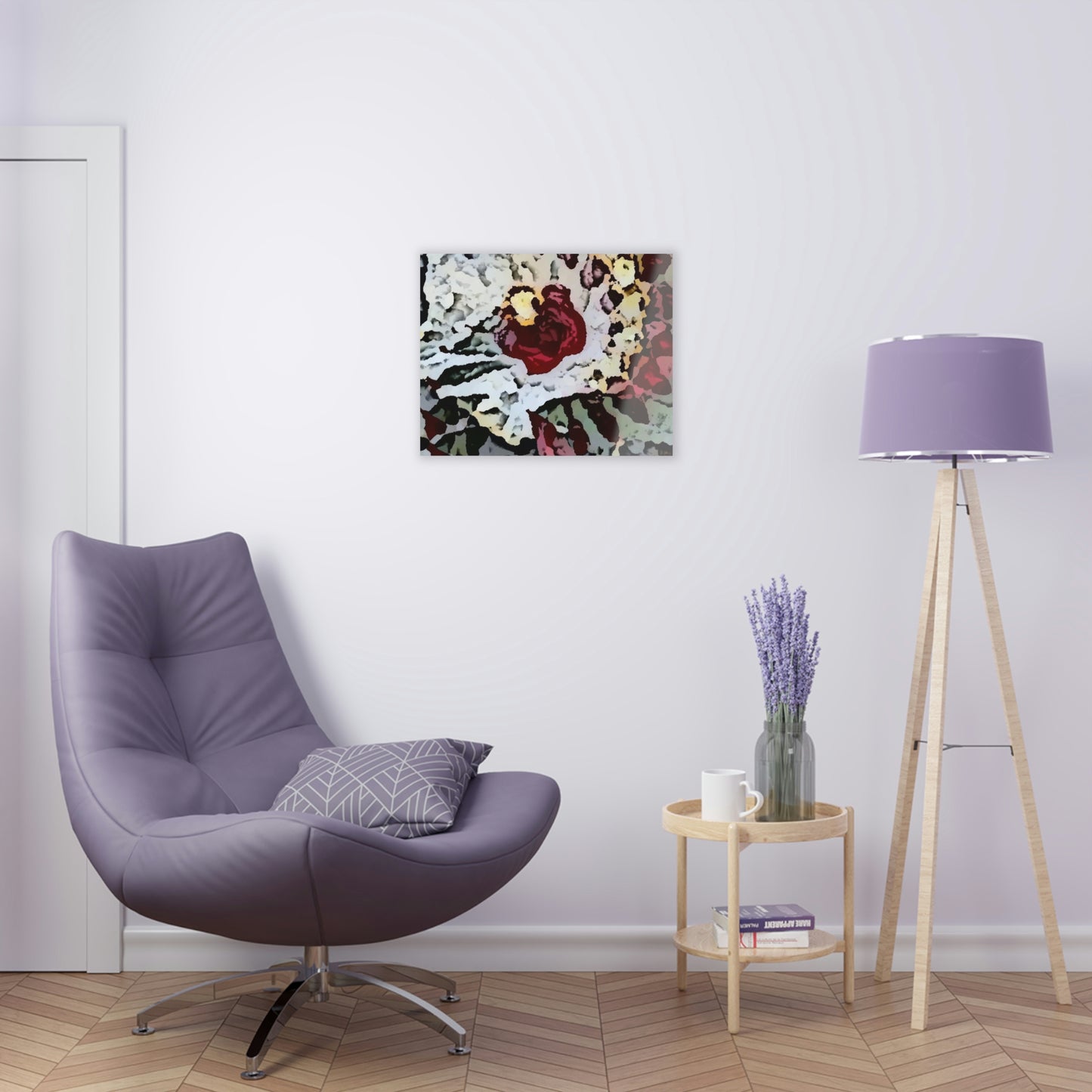 Acrylic Prints ... "A Friendly Flower" ... Pointsettia 'Pointing' ... Original Works ... (Supplied Photograph) ...