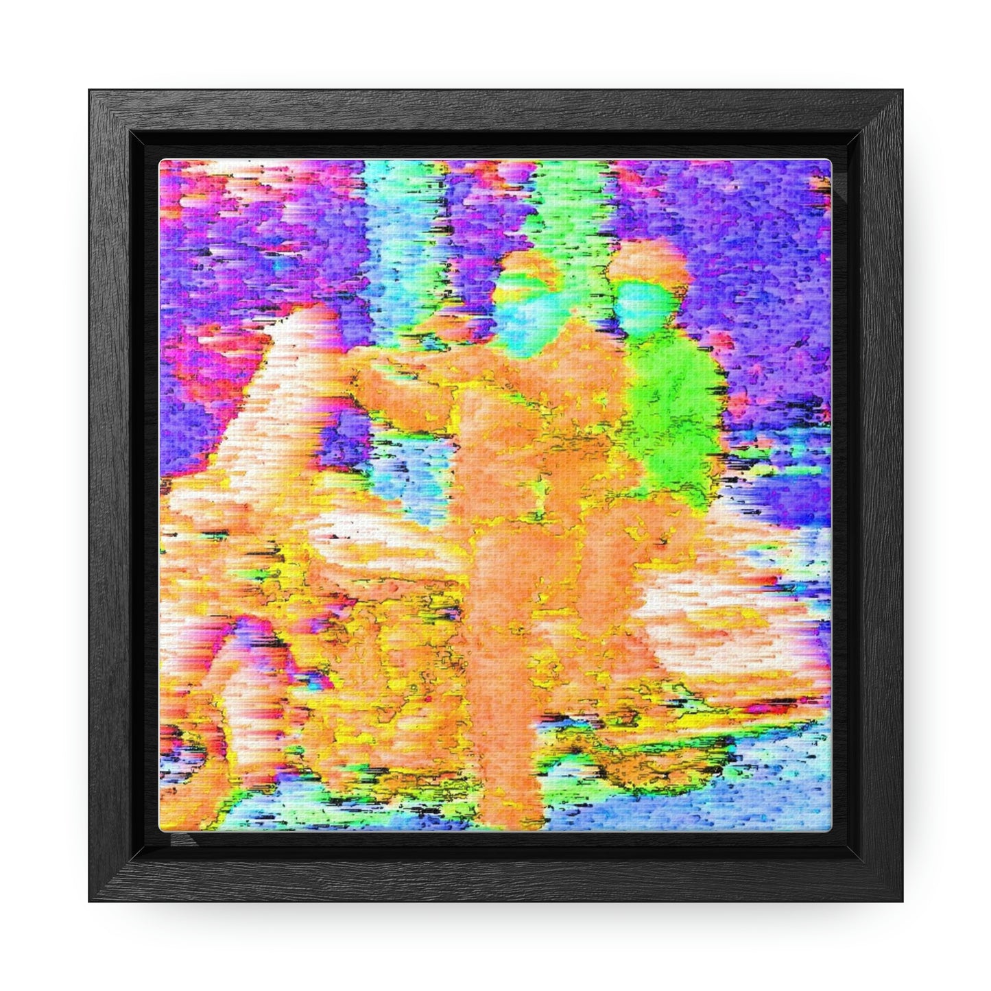 Gallery Canvas Wraps, Square Frame ...  "And 'I' Left His Dead A_s There By The Side-of-The-Road" ... Original Works ... (Grateful Dead: Me-And-My-Uncle)