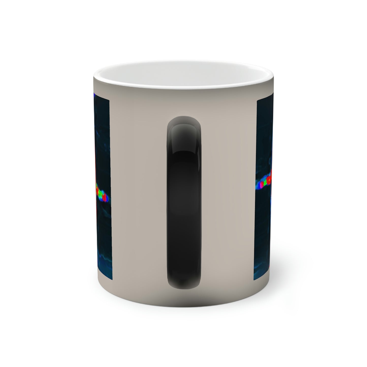 Color-Changing Mug, 11oz ... "No.9 Fishermen's Grotto - Fishermen's Wharf, SF, California" ... Family Archives: 1970's ... Original Works ...