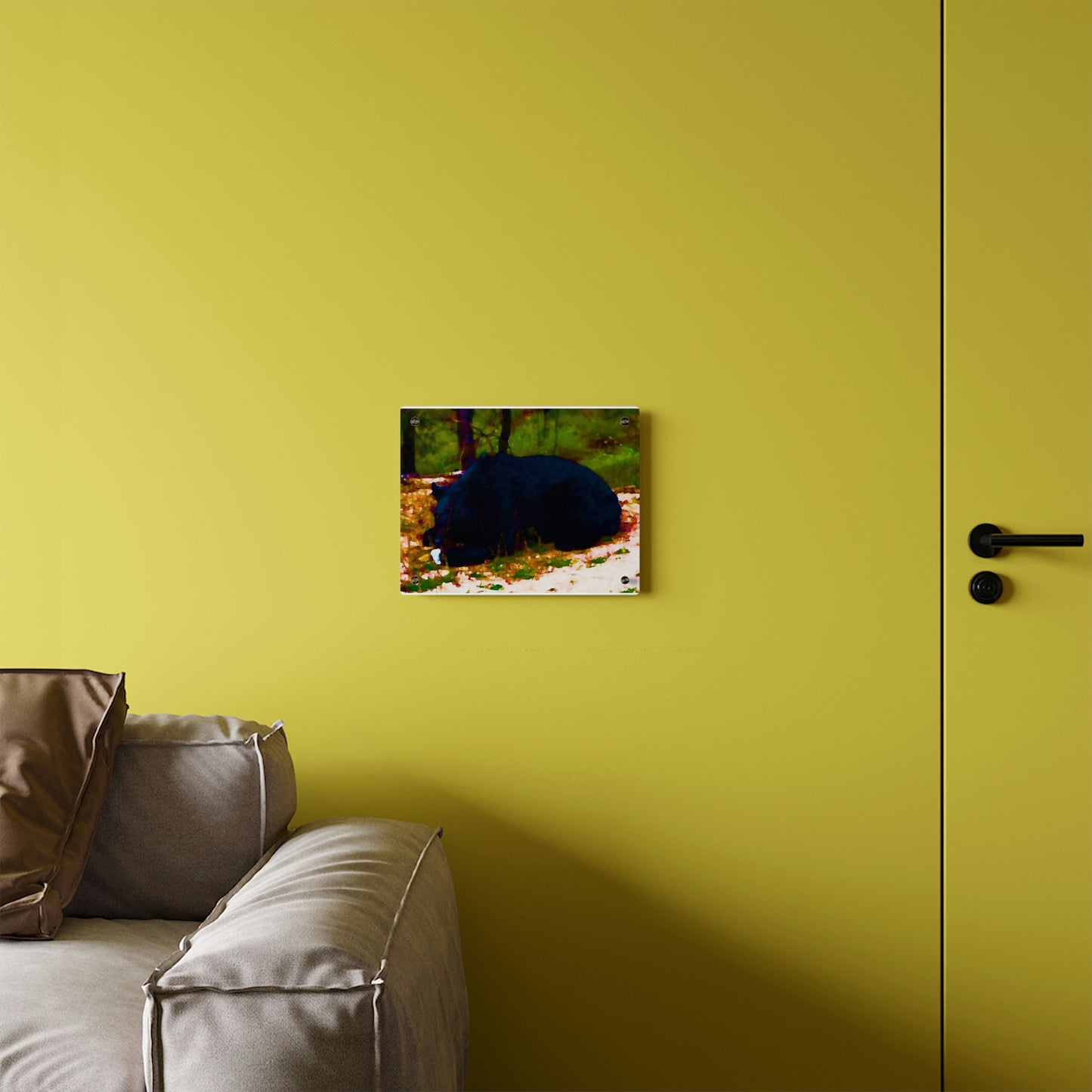 Acrylic Wall Art Panels ... RCY: "Rhett Creek Yogi ... '500 Lbs Of Autumn Season Hunger' ..."  ... September 2022 ... Central Idaho ... Original Works ...