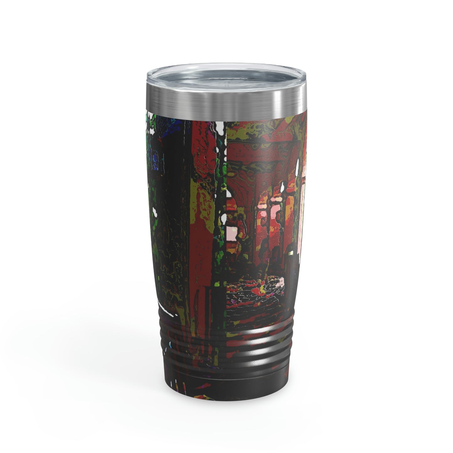 Ringneck Tumbler, 20oz ... Lanai & Rocking Chairs At: 'The Pink Palace' ... The Royal Hawai'ian ... Honolulu, HI ... '27Oct2014' ... Original Works ...