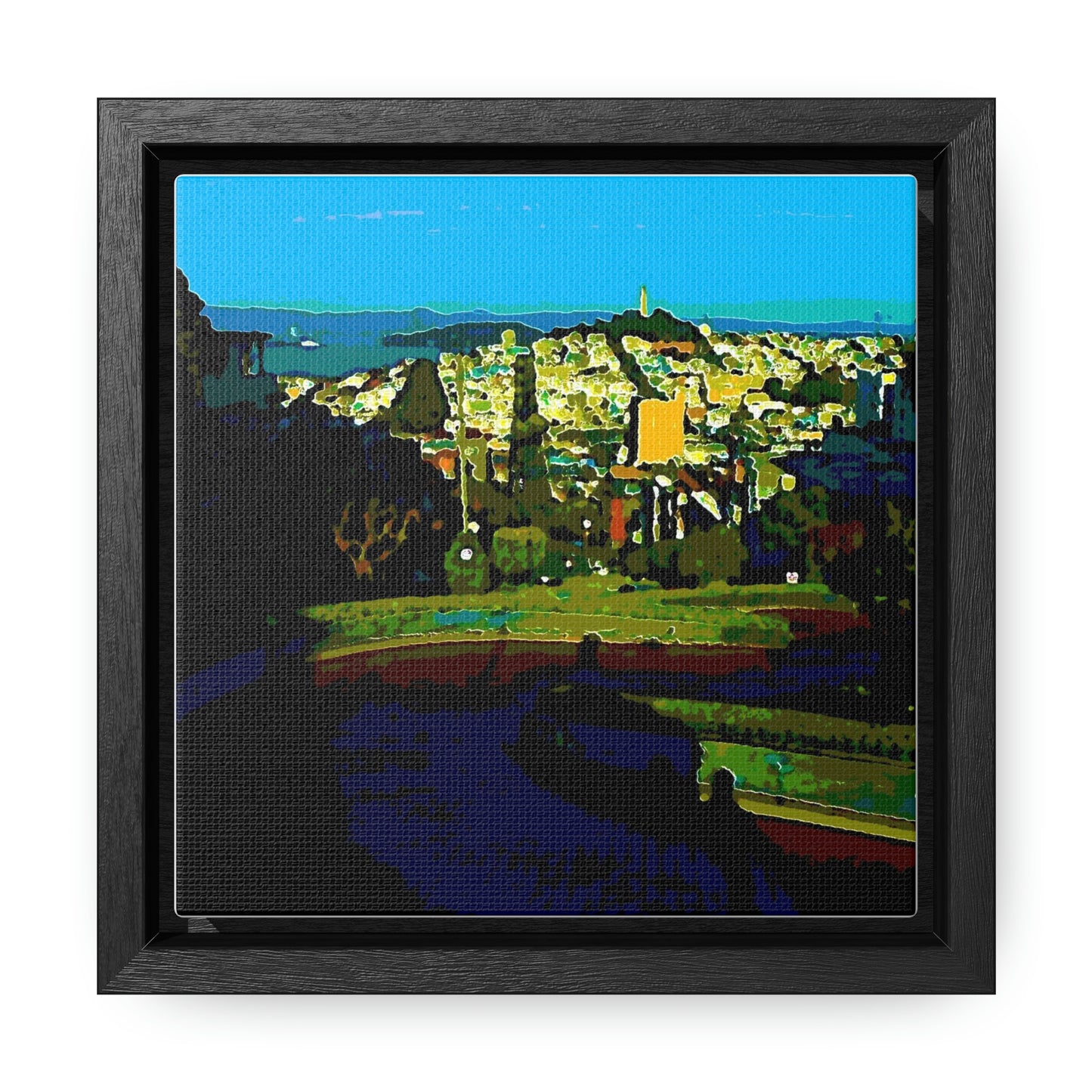 Gallery Canvas Wraps, Square Frame ...  "Lombard Street San Francisco, CA, USA" ... Family Archives 1970's ... Original Works ...