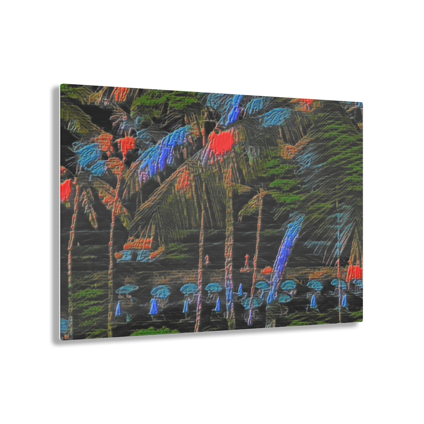Acrylic Prints ... "The Royal Hawai'ian: Waikiki Beach_Beach" ... Honolulu, HI ... Ocotber 2014 (Halloween) ... Original Works ...