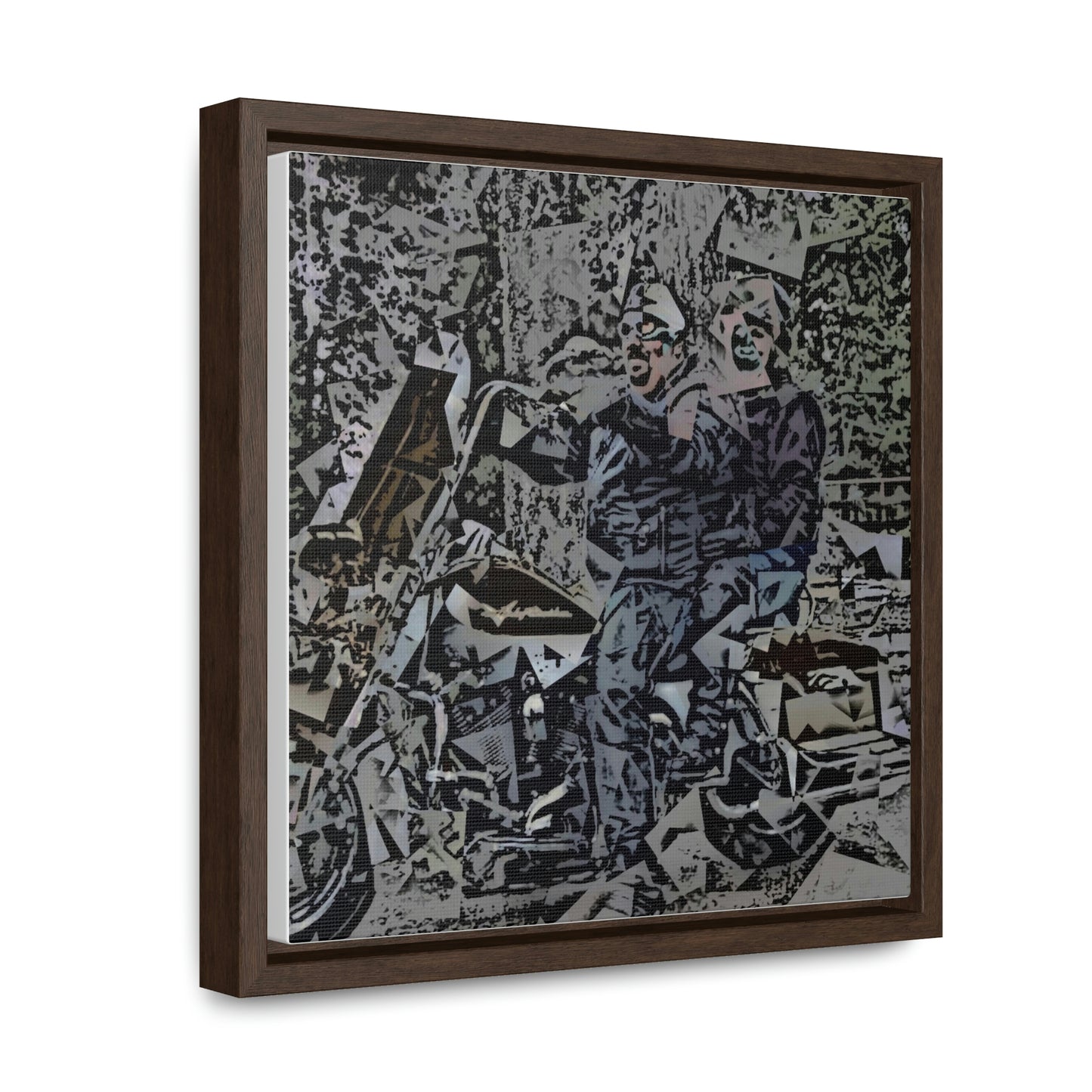 Gallery Canvas Wraps, Square Frame ... The Open Road Beckons ... "Harley 'D' Yearnings ..."  Original Works ...