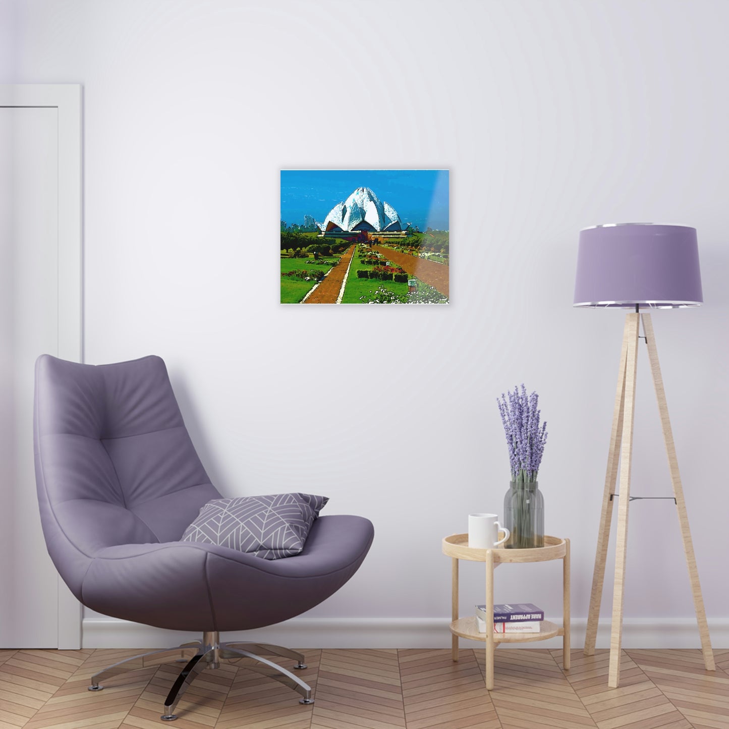 Acrylic Prints ... 'Bahai'i House-Of-Worship' ... "Lotus Temple: Delhi, India, 2008" ... Original Works ...