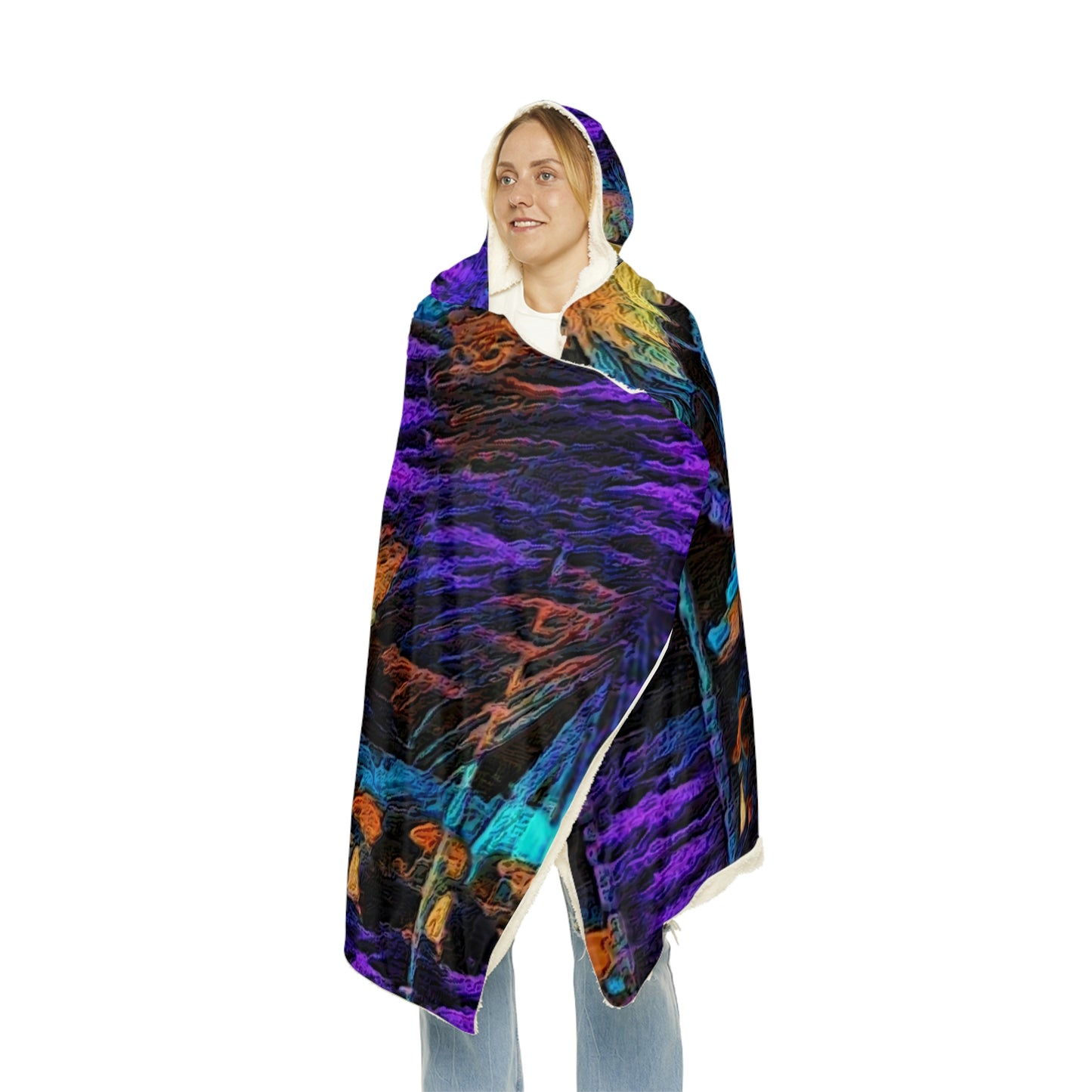 Snuggle Blanket ... "The Royal Hawai'ian: Waikiki Beach_Beach" ... Honolulu, HI ... October 2014 (Halloween) ... Original Works ...