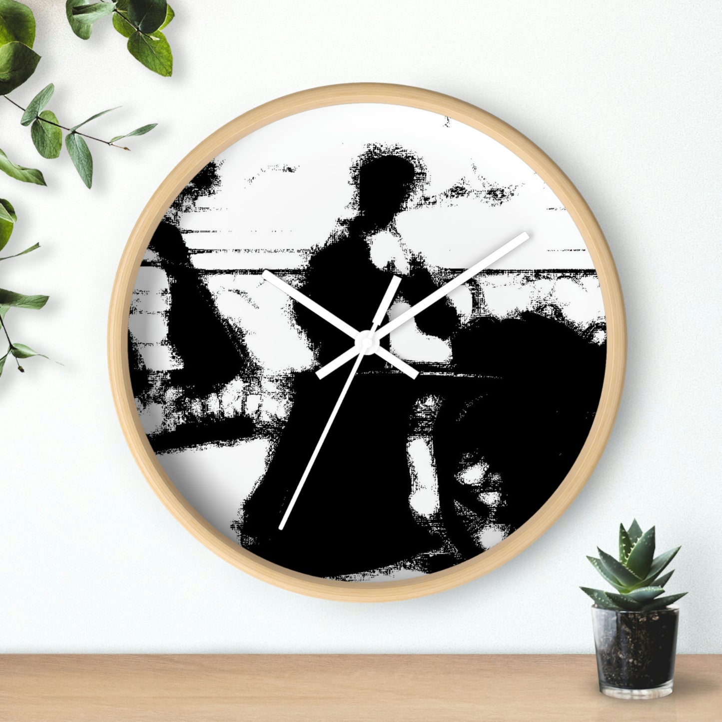Wall Clock ... Dublin's "Molly Malone Along Grafton Street" ... Cryin' Cockels & Muscles Alive-Alive-Oh ... Circa 2003 ... Original Works ...