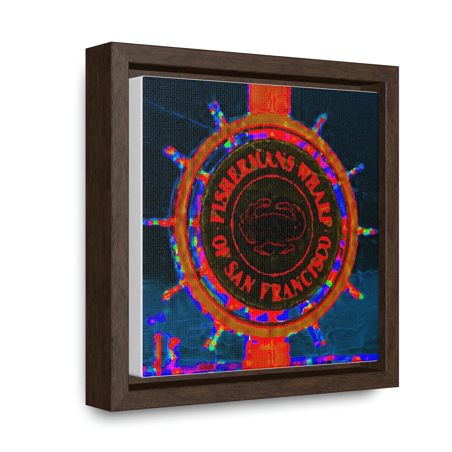 Gallery Canvas Wraps, Square Frame ... "No.9 Fishermen's Grotto - Fishermen's Wharf, SF, California" ... Family Archives: 1970's ... Original Works ...