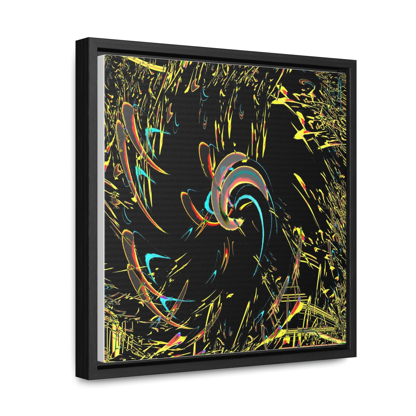 Gallery Canvas Wraps, Square Frame ... "Waning Moon" ... Central Idaho ... October 2022 ... Rendering Time: 22 Hours ... Original Works ...