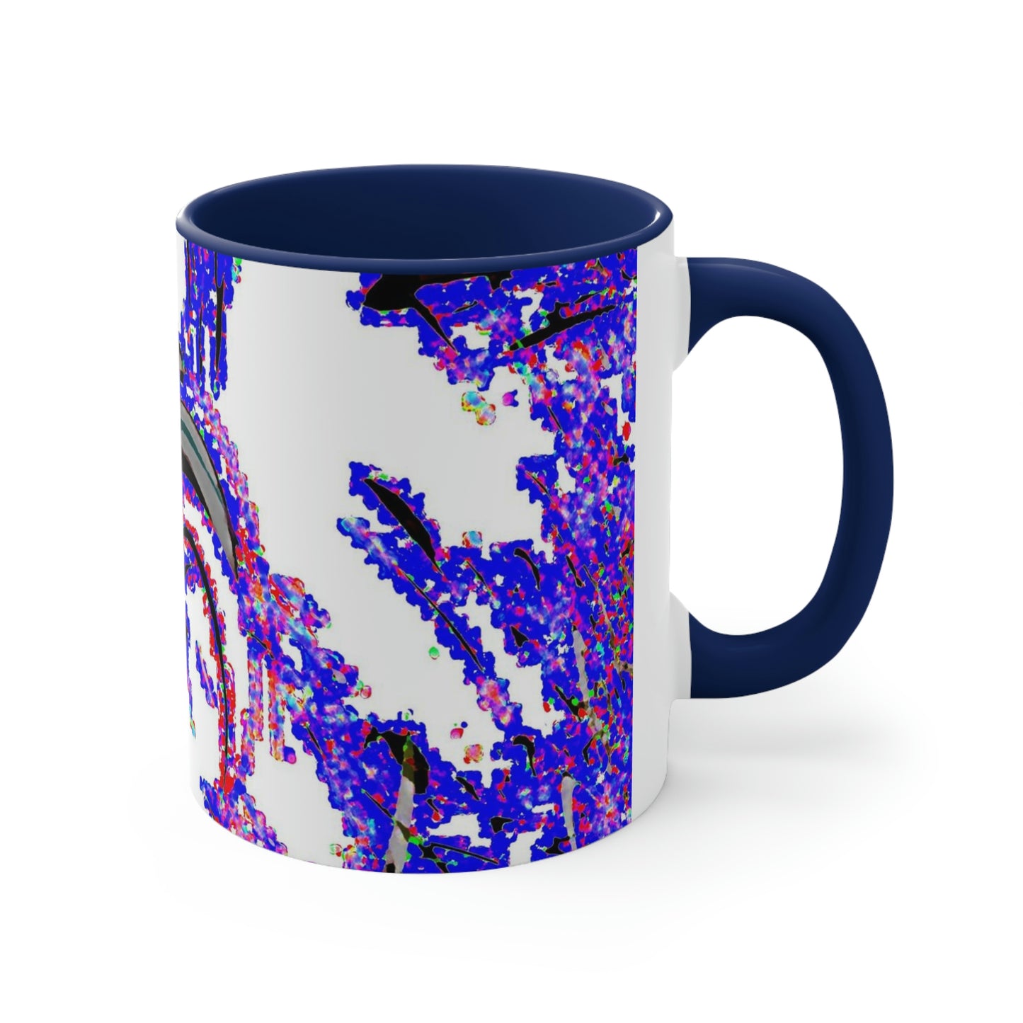 Accent Coffee Mug, 11oz ... "Waning Moon" ... Central Idaho ... October 2022 ... Rendering Time: 22 Hours ... Original Works ...