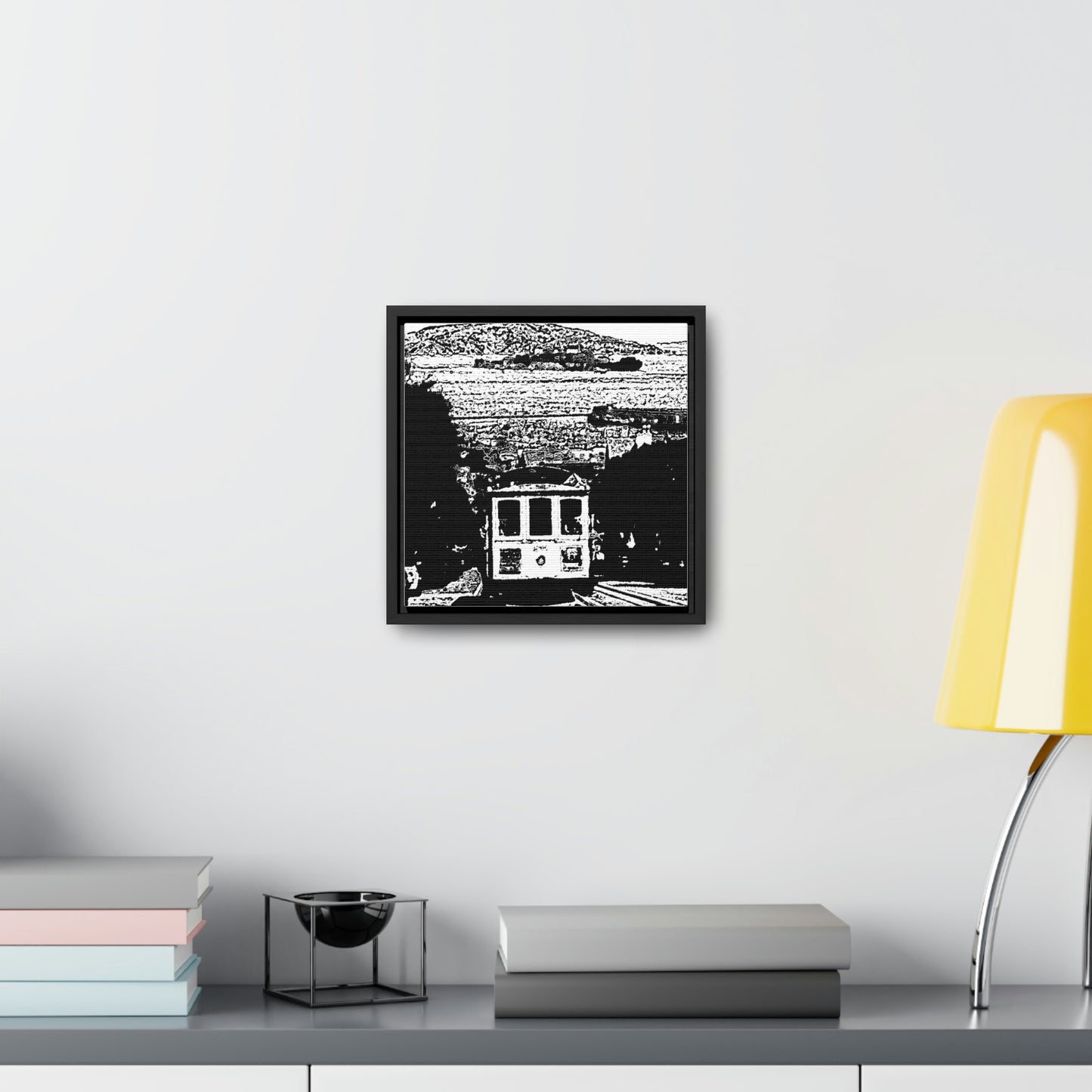 Gallery Canvas Wraps, Square Frame /// San Francisco ... 'A Rice-A-Roni-A-San Francisco Treat' ... "A Cable Car Classic" ... Family Archives: 1973 ... Original Works ...