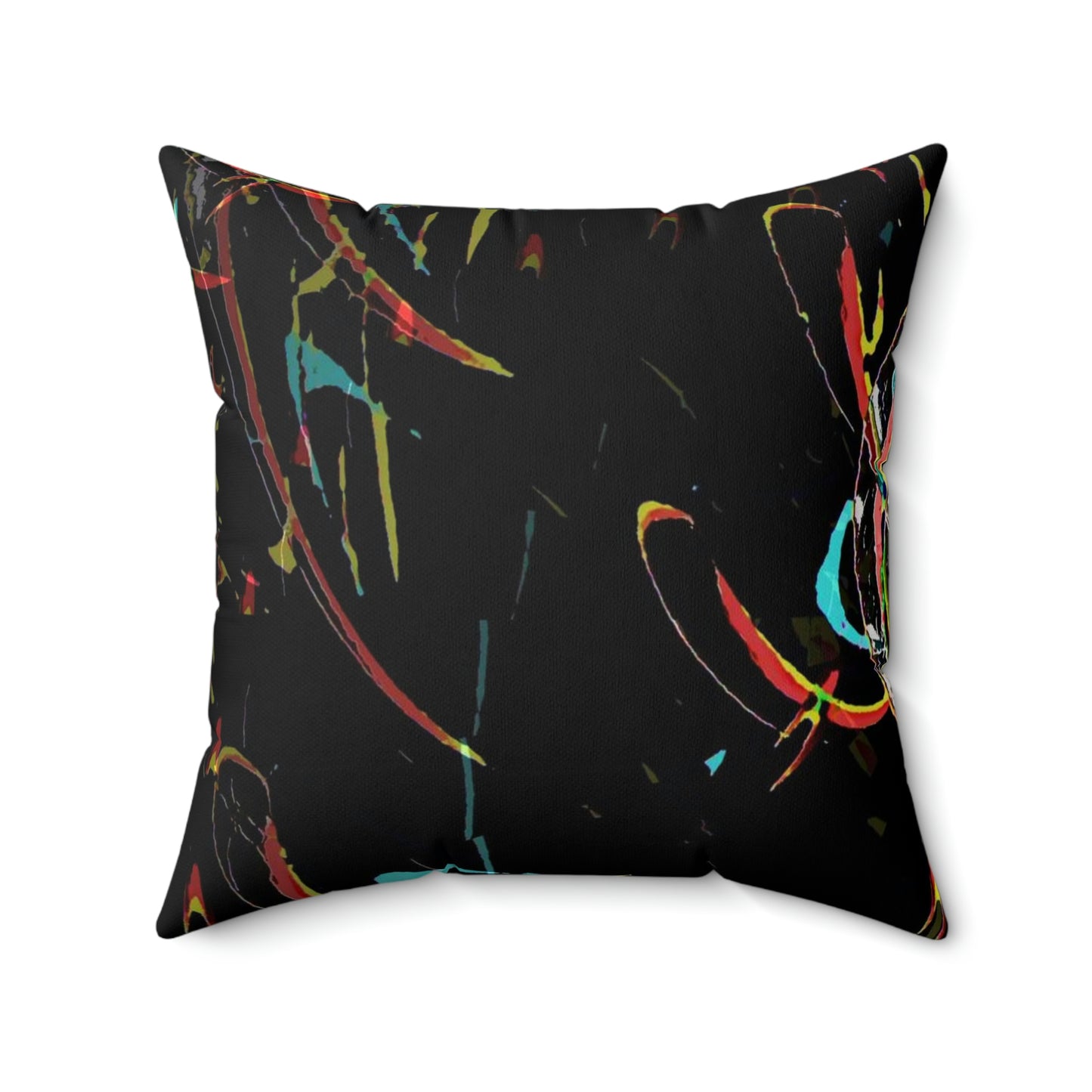 Spun Polyester Square Pillow ... "Waning Moon" ... Central Idaho ... October 2022 ... Rendering Time: 22 Hours ... Original Works ...