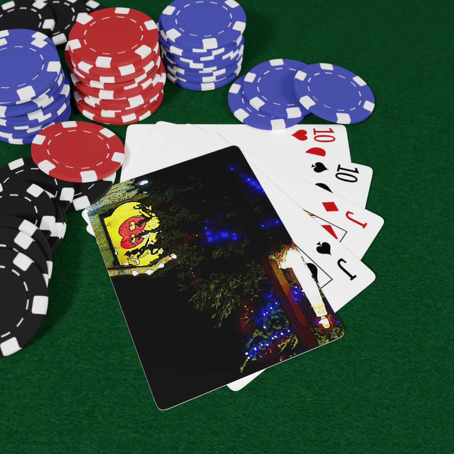 Custom Poker Cards ... A Very Nice Super-8 'On The Praire' ... Grangeville, Idaho ... Jan23 ... Original Works ...