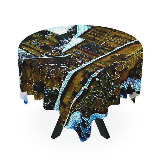 Tablecloth ...  Walikng The Streets & Alleys ... 'Strolling The Canals ... '  ... Original Works  ...