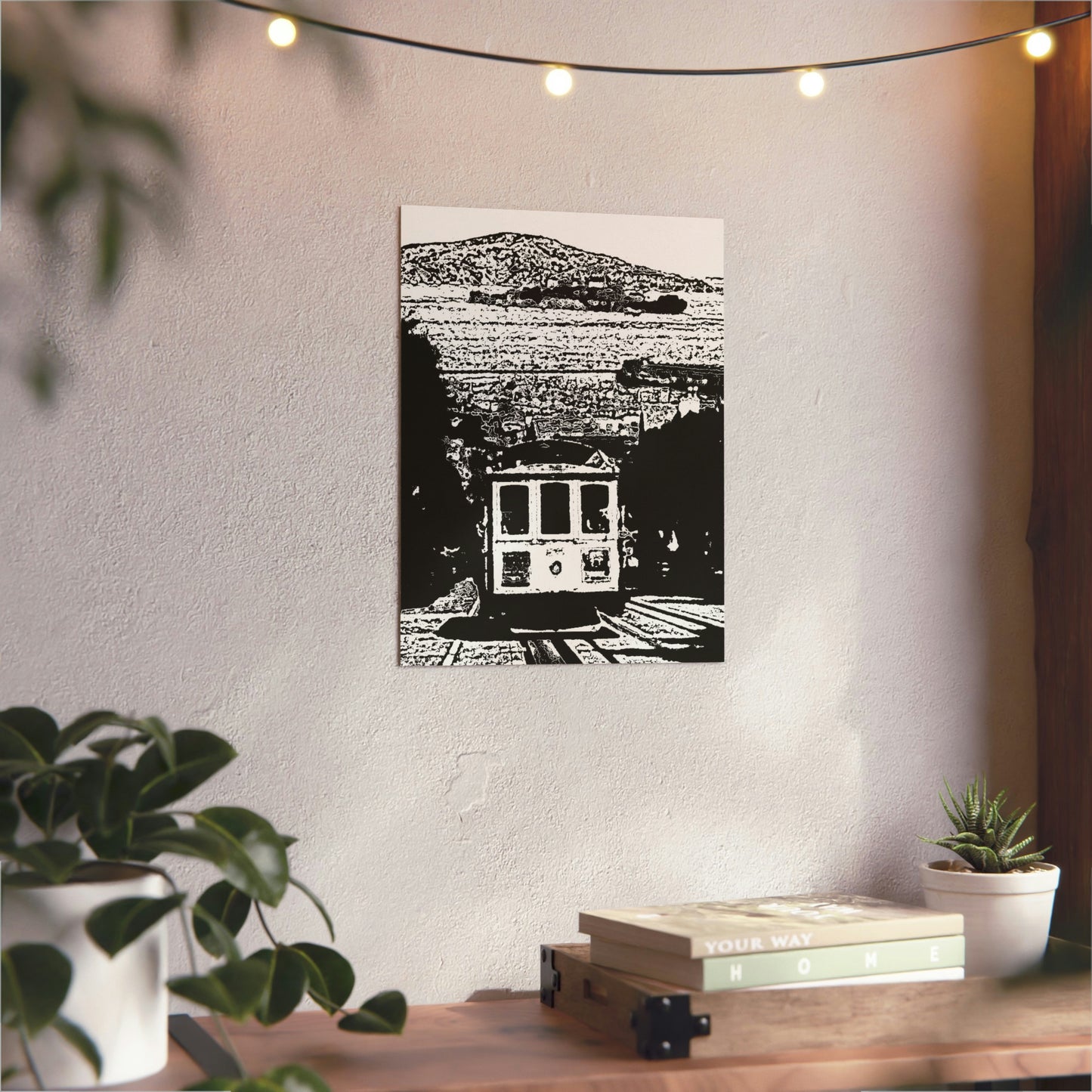 Aluminum Composite Panels ... San Francisco_2 ... 'A Rice-A-Roni-Treat' ... Family Archives ... Cable Car Descends Hill Towards Alcatraz Island ... Original Works ...