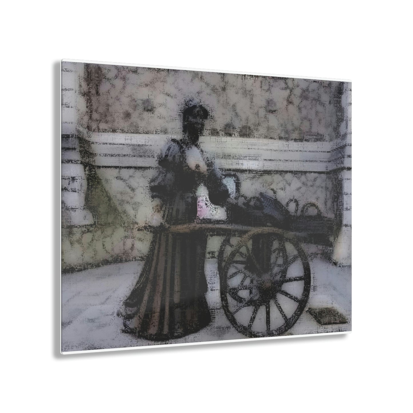 Acrylic Prints ... Dublin's "Molly Malone Along Grafton Street" ... Cryin' Cockels & Muscles Alive-Alive-Oh ... Circa 2003 ... Original Works ...