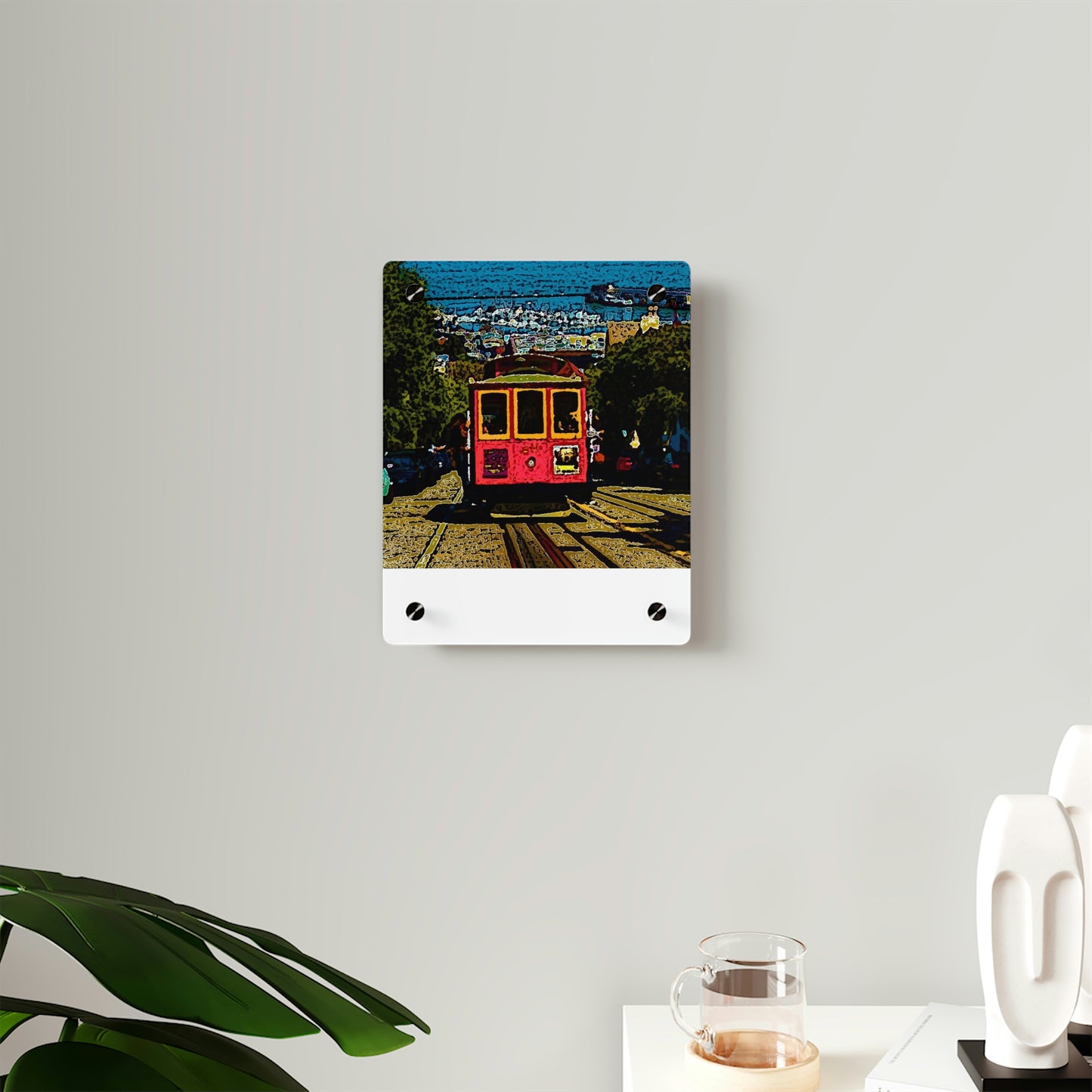 Acrylic Wall Art Panels ... San Francisco ... 'A Rice-A-Roni-A-San Francisco Treat' ... "A Cable Car Classic" ... Family Archives: 1973 ... Original Works ...