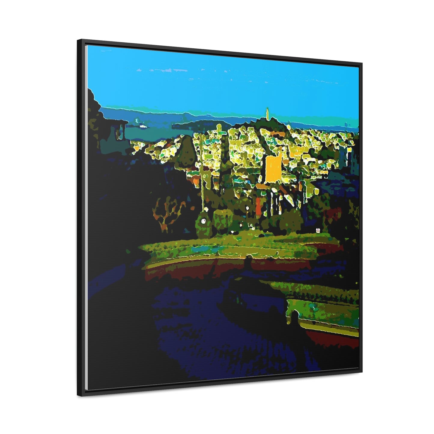 Gallery Canvas Wraps, Square Frame ...  "Lombard Street San Francisco, CA, USA" ... Family Archives 1970's ... Original Works ...
