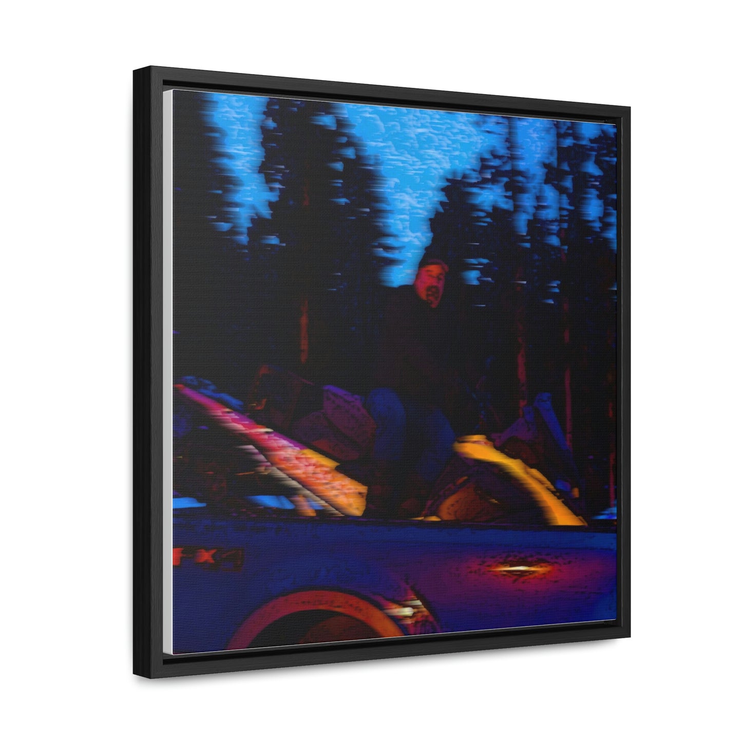 Gallery Canvas Wraps, Square Frame ... Two Modes Of Winter Transportation ... "Which One To Drive Next?" ... Choices-Choices-Choices ... Circa 4Jan23 ... Original Works ...