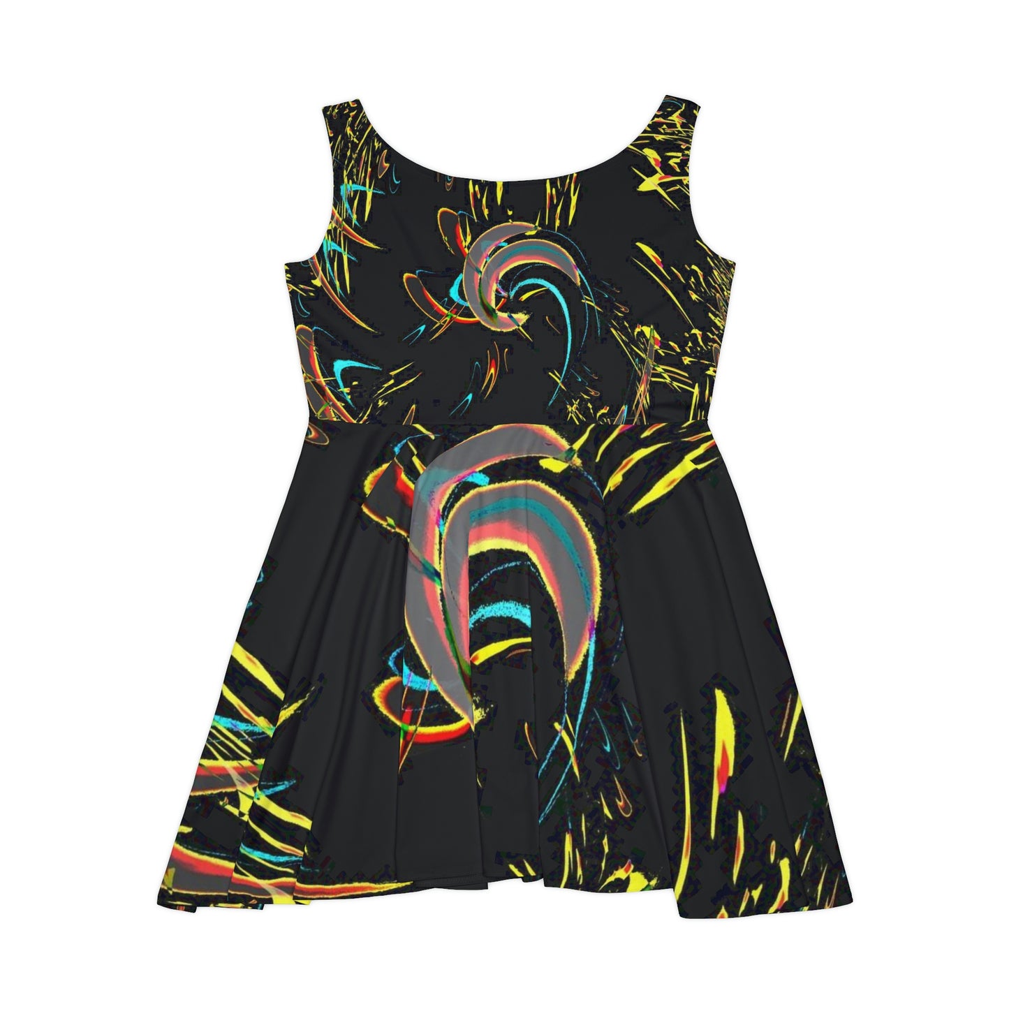 Women's Skater Dress ... "Waning Moon" ... Central Idaho ... October 2022 ... Rendering Time: 22 Hours ... Original Works ...