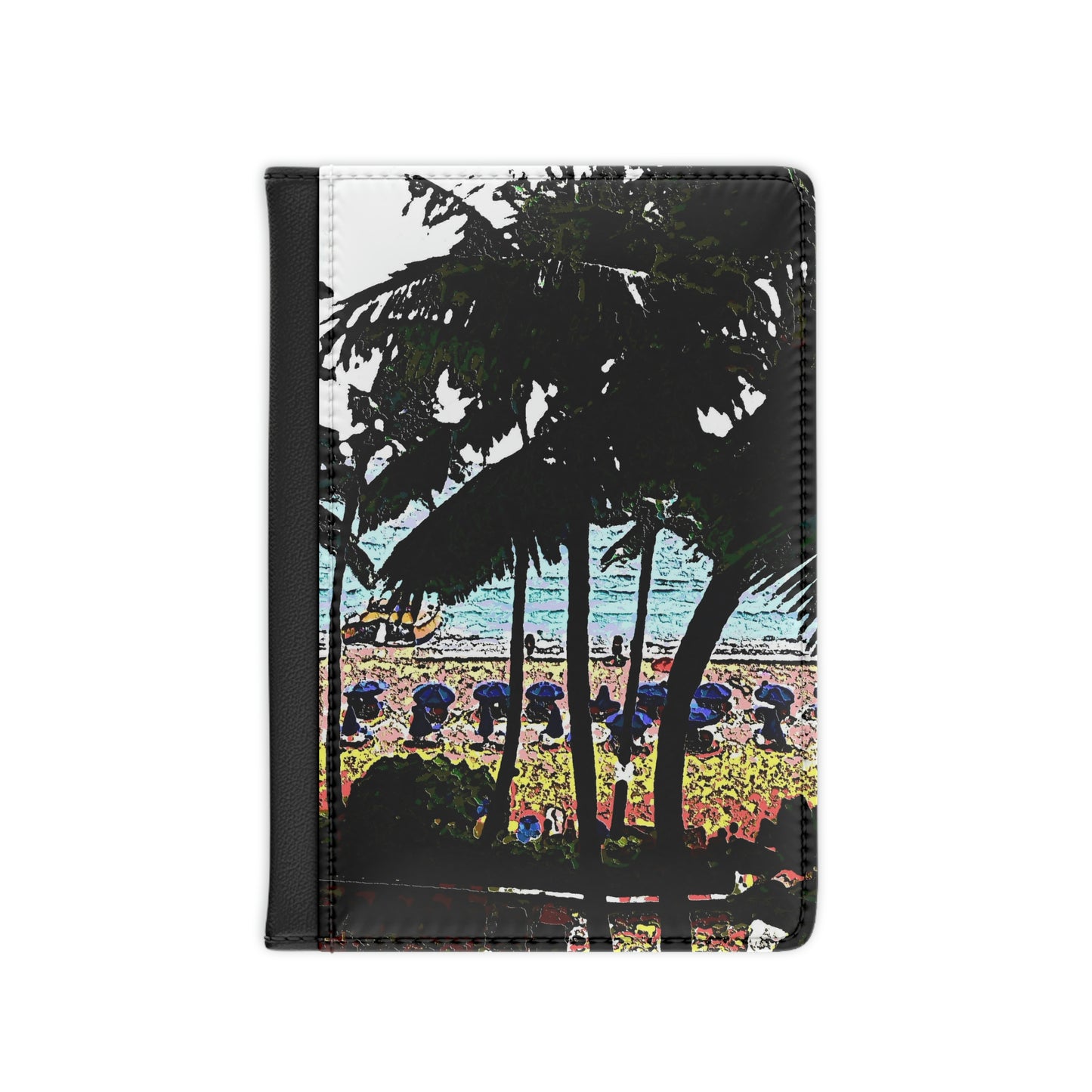 Passport Cover ... "A Beautiful Beach Amongst The Palms" ... The Outrigger Waikiki, Honolulu, Oahu ... Original Works ...