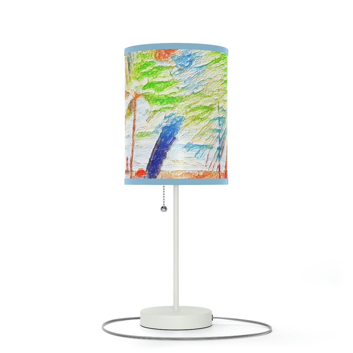 Lamp on a Stand, US|CA plug ... "The Royal Hawai'ian: Waikiki Beach_Beach" ... Honolulu, HI ... Ocotber 2014 (Halloween) ... Original Works ...
