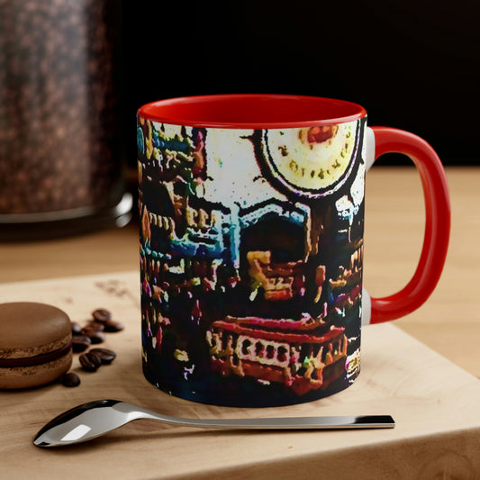 Accent Coffee Mug, 11oz ...  "No.9 Fishermen's Grotto - Fishermen's Wharf, SF, California" ... Family Archives: 1970's ... Original Works ...
