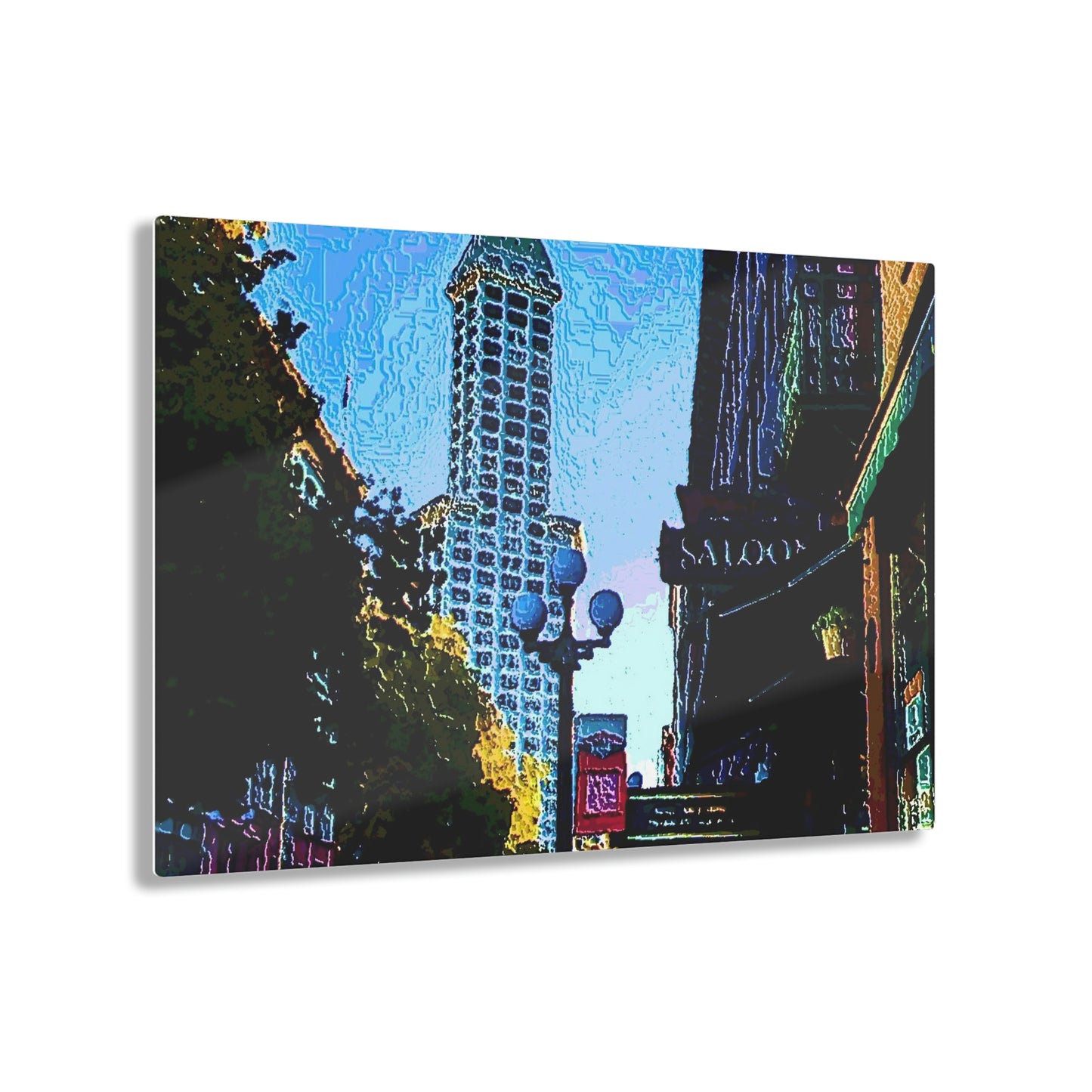 Acrylic Prints ... Pioneer Square & Smith Tower ... 'That World Famous View' ... Colleague Supplied Photo ... Original Works ...