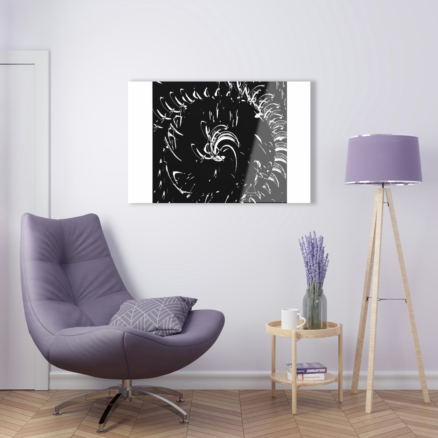 Acrylic Prints ... "Waning Moon" ... Central Idaho ... October 2022 ... Rendering Time: 22 Hours ... Original Works ...