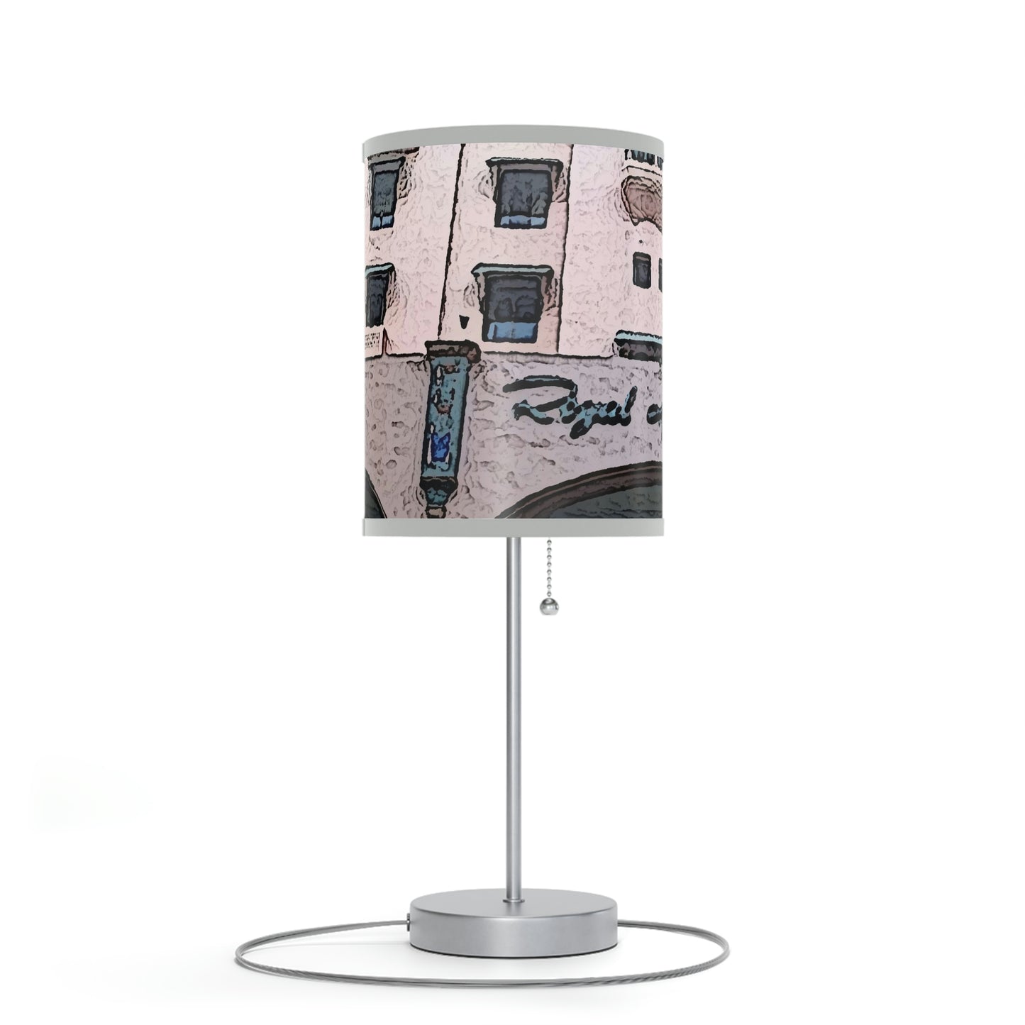 Lamp on a Stand, US|CA plug ...  "La Grande Entree" At: 'The Pink Palace' ... The Royal Hawai'ian ... Honolulu, HI ... '27Oct2014' ... Original Works ...