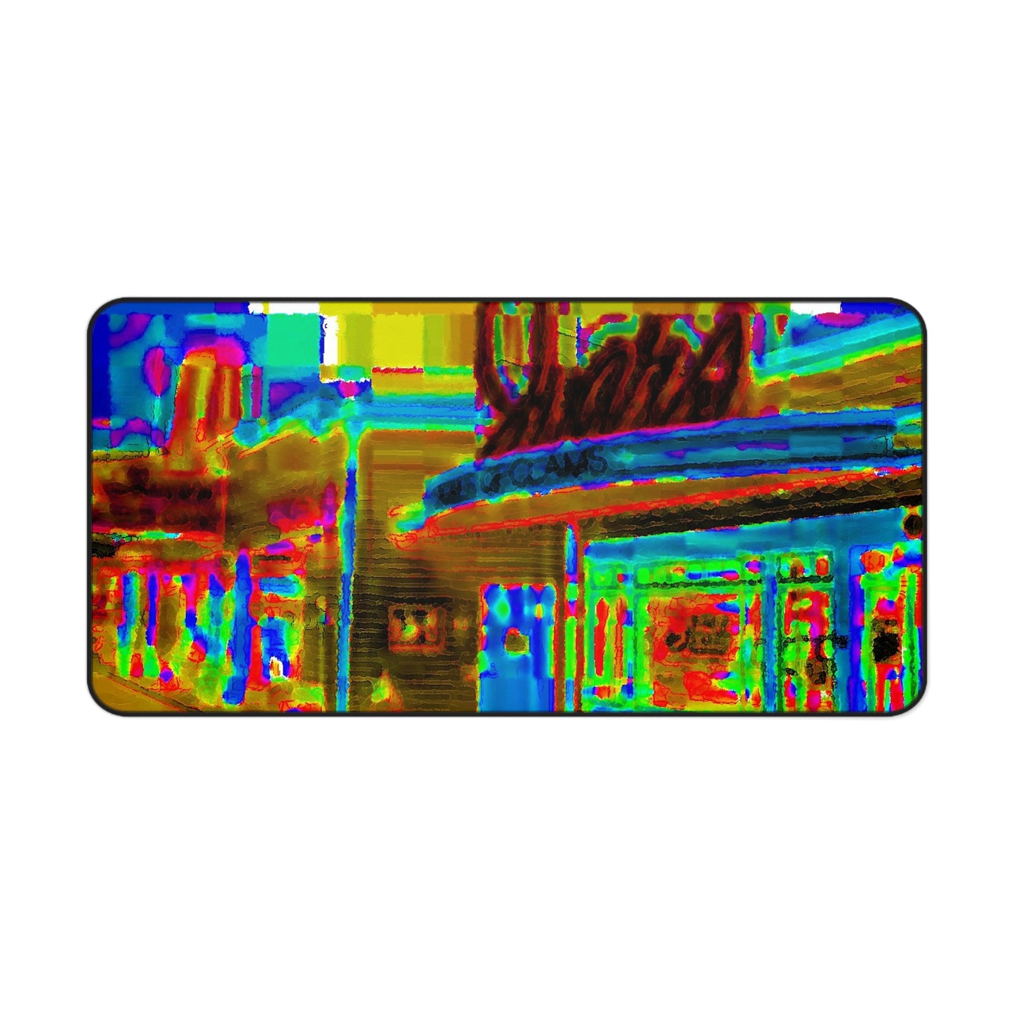 Desk Mat ...  In-A-Hurry & Stressed? ... Remember: Keep "Clam" ... Clam_Happy ...  'Ivars: Seattle Waterfront' ... Personal Archives ... Original Works ...