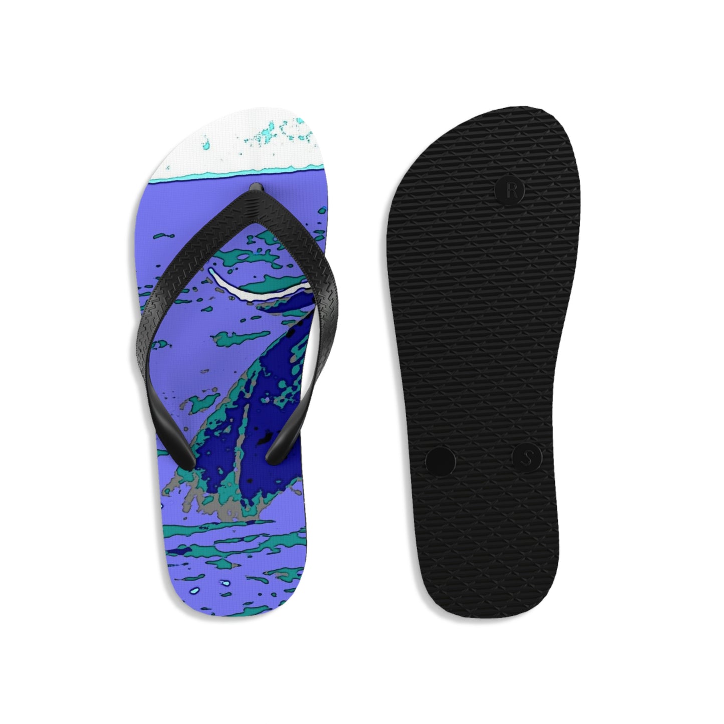 Unisex Flip-Flops ... Baby Humpback Breaching ... Maui, HI: April 2022 ... "Family Archives: KPH" ... Original Works ...
