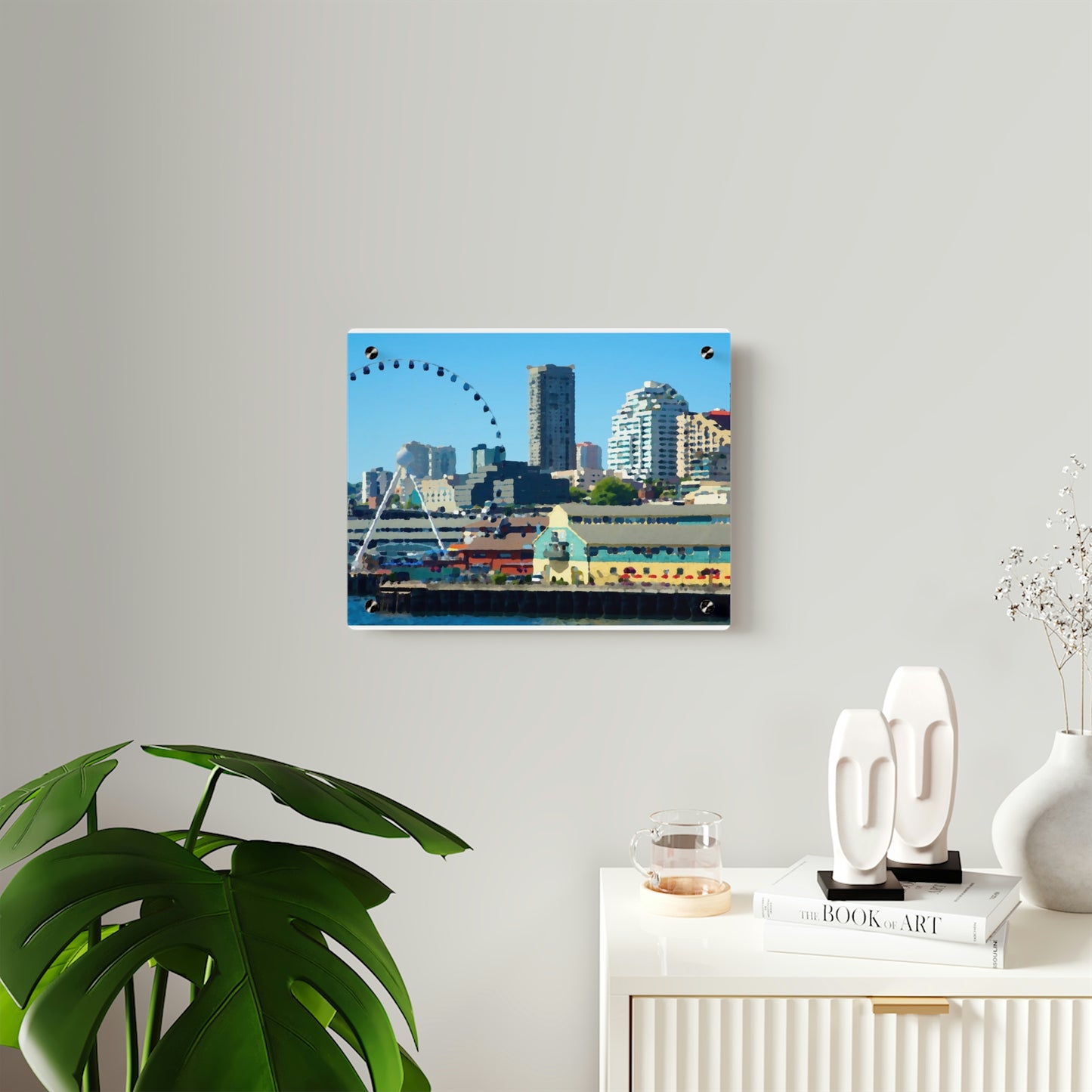 Acrylic Wall Art Panels ... That Classic Wheel ... 'Seattle's Wheel' ... & Old Classic Waterside Vendors ...  'Family Archives' ... Original Works ...