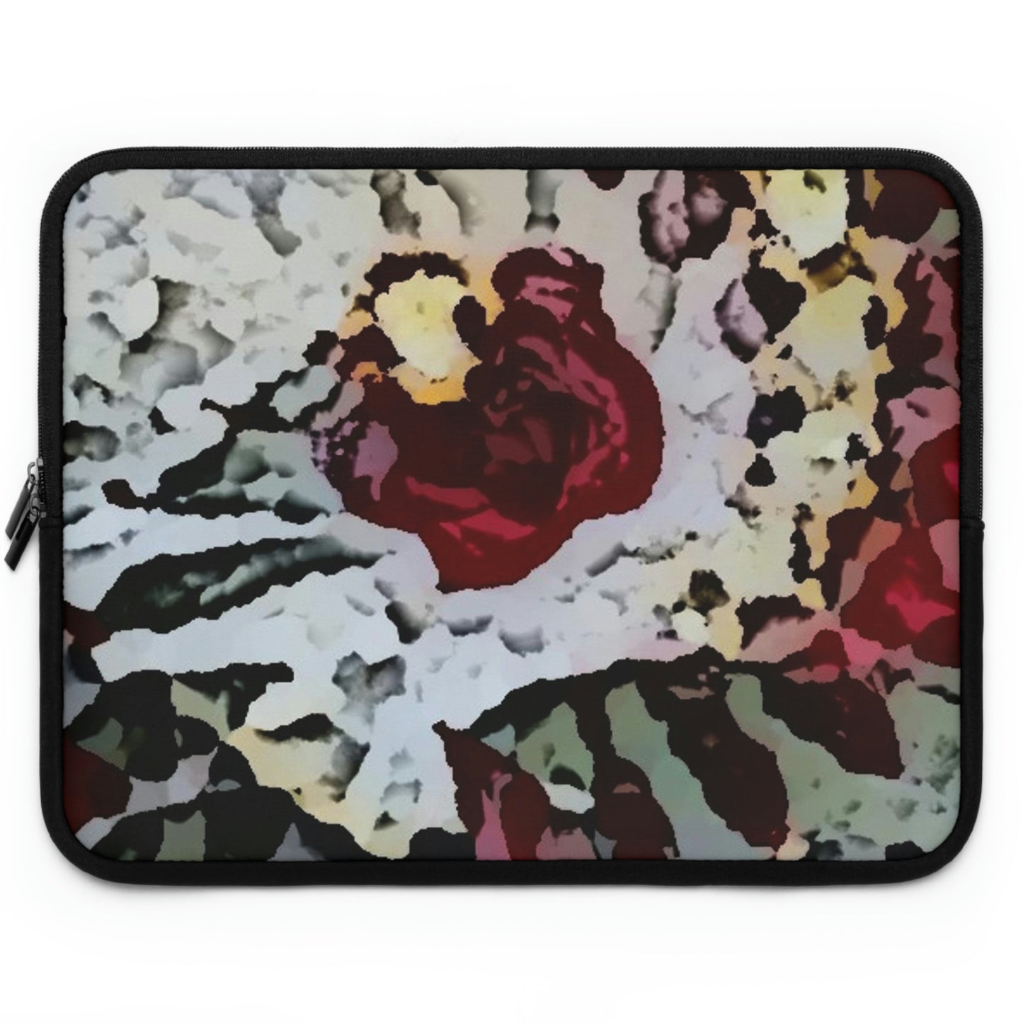 Laptop Sleeve ... "A Friendly Flower" ... Pointsettia 'Pointing' ... Original Works ... (Supplied Photograph) ...