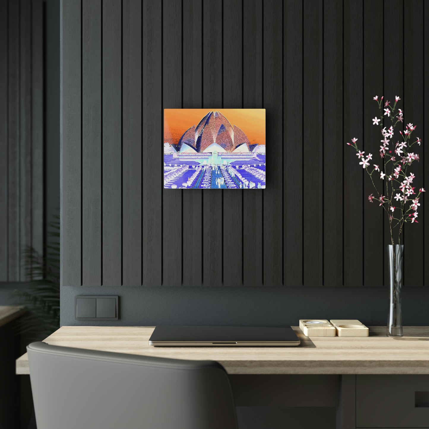 Acrylic Prints ... 'Bahai'i House-Of-Worship' ... "Lotus Temple: Delhi, India, 2008" ... Original Works ...