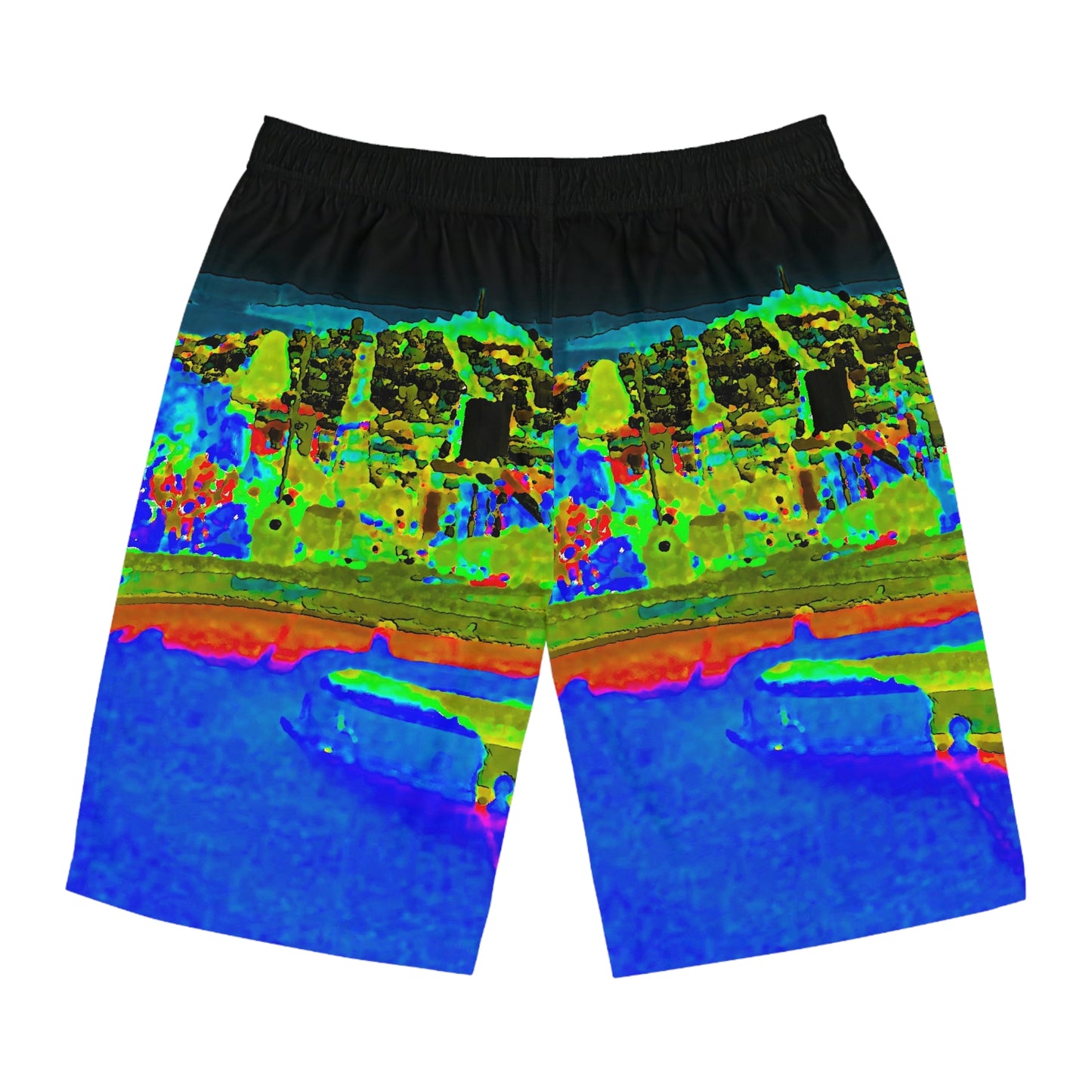 Men's Board Shorts (AOP) ... "Lombard Street San Francisco, CA, USA" ... Family Archives 1970's ... Original Works ...