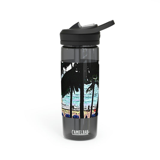 CamelBak Eddy®  Water Bottle, 20oz\25oz ... "A Beautiful Beach Amongst The Palms" ... The Outrigger Waikiki, Honolulu, Oahu ... Original Works ...