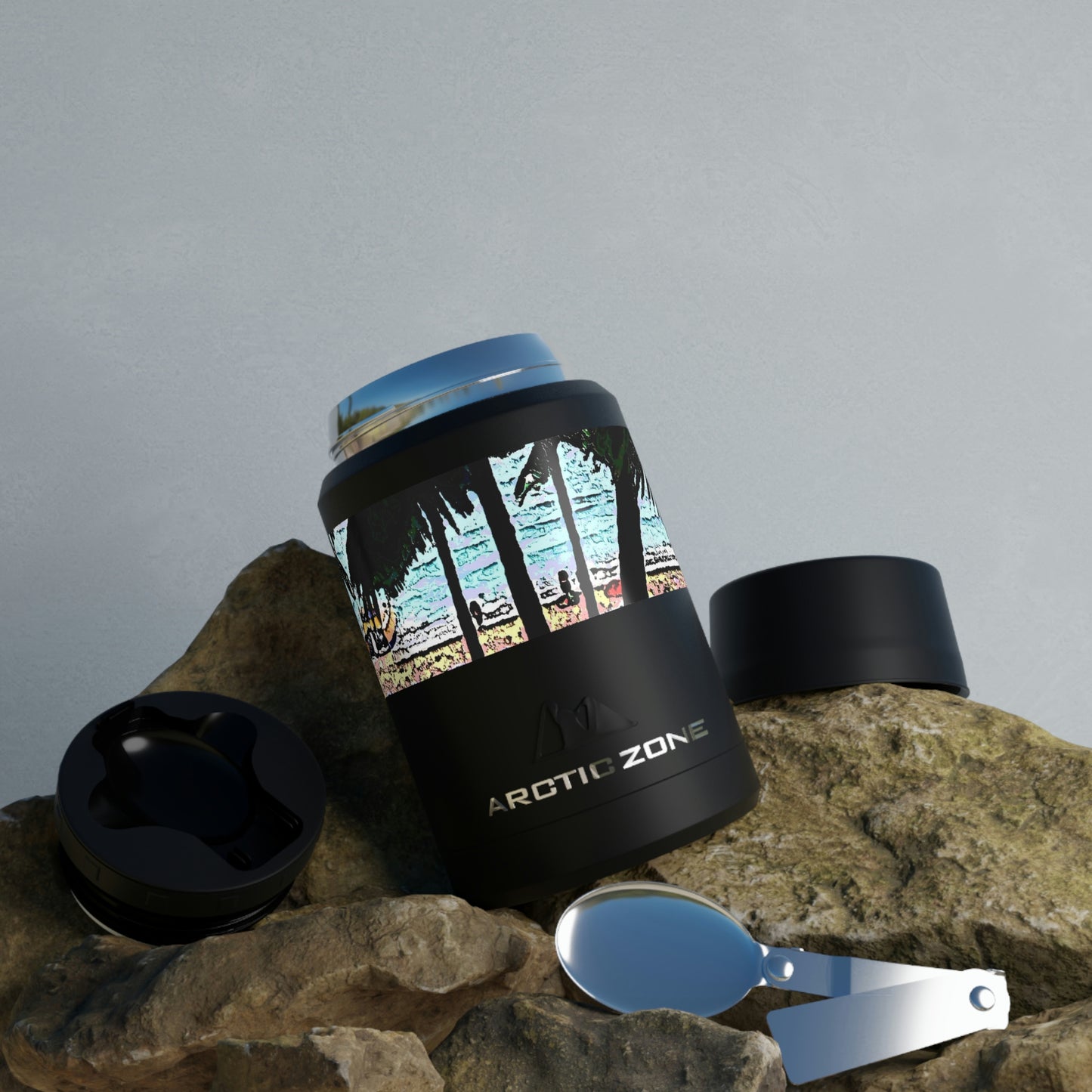 Titan Copper Insulated Food Storage ... "A Beautiful Beach Amongst The Palms" ... The Outrigger Waikiki, Honolulu, Oahu ... Original Works ...