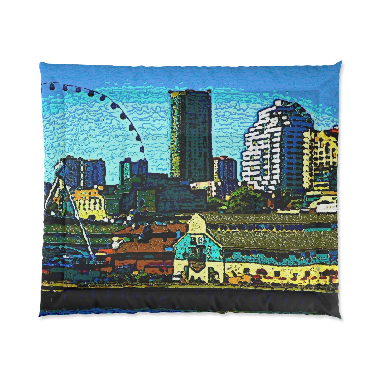 Comforter ... That Classic Wheel ... 'Seattle's Wheel' ... & An Old Classic Waterside Vendors ...  'Family Archives' ... Original Works ...