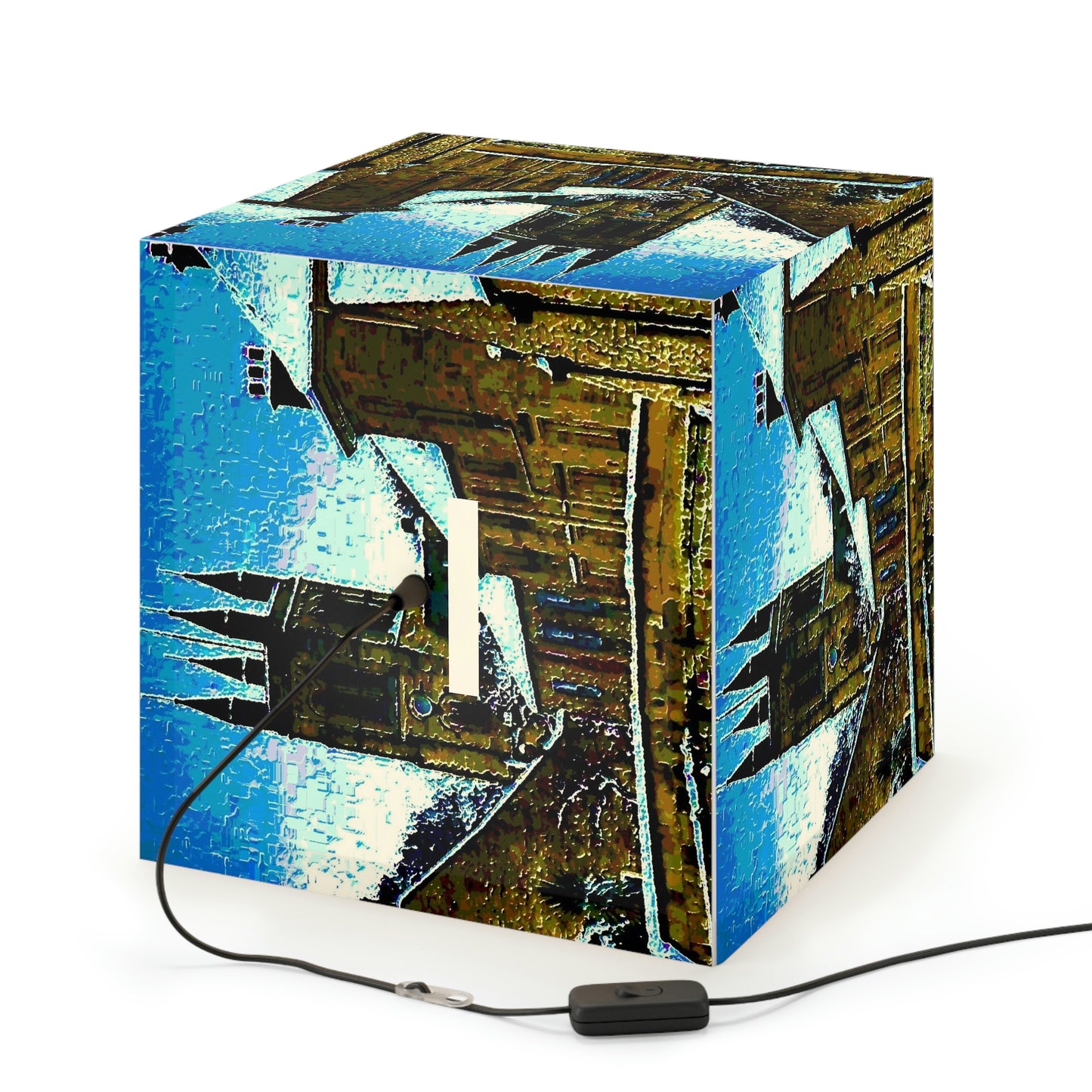 Light Cube Lamp ... Walikng The Streets & Alleys ... 'Strolling The Canals ... '  ... Original Works  ...