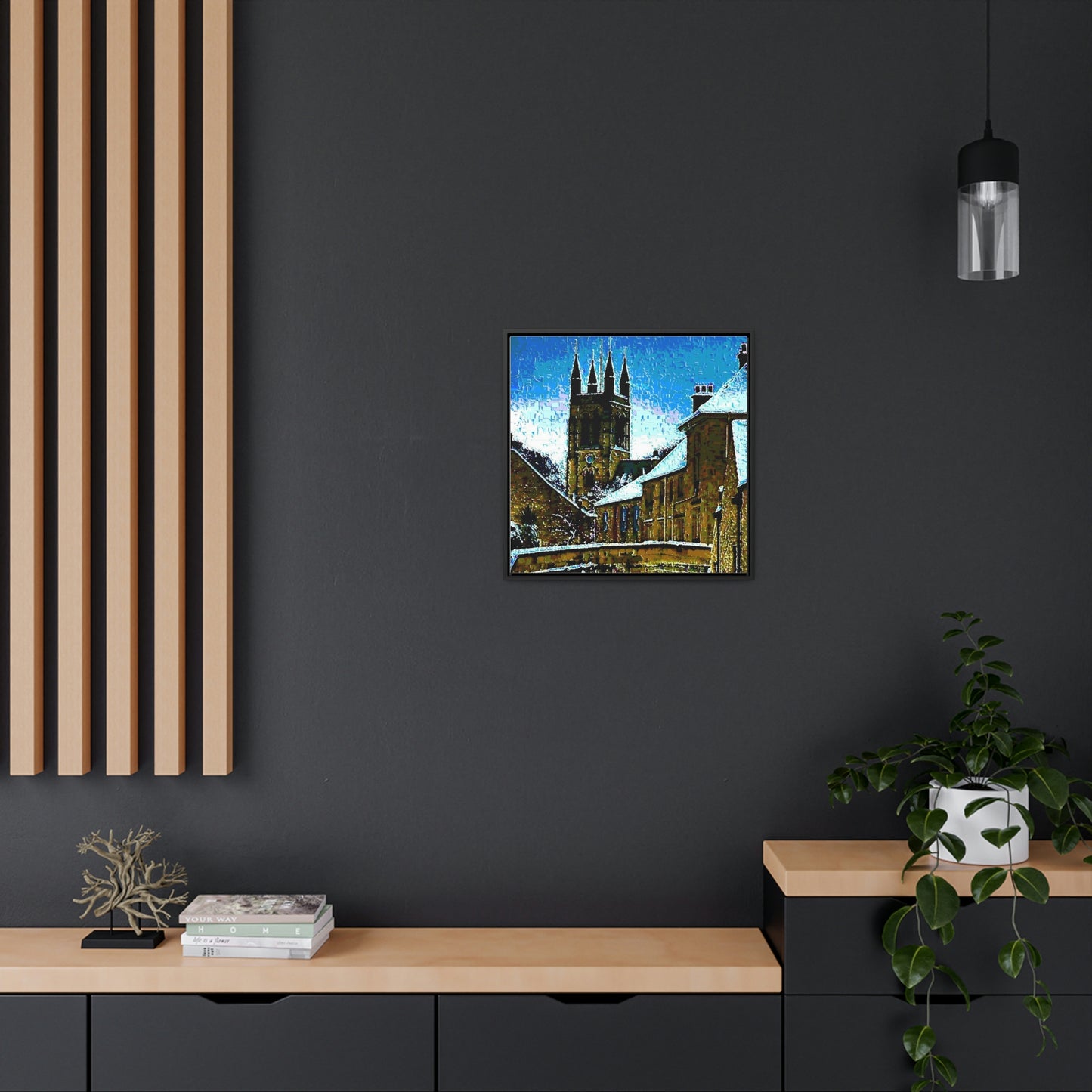 Gallery Canvas Wraps, Square Frame ... Walikng The Streets & Alleys ... 'Strolling The Canals ... '  ... Original Works  ...