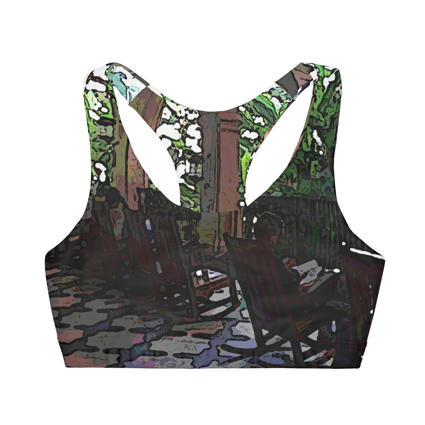 Girls' Double Lined Seamless Sports Bra ... Lanai & Rocking Chairs At: 'The Pink Palace' ... The Royal Hawai'ian ... Honolulu, HI ... '27Oct2014' ... Original Works ...